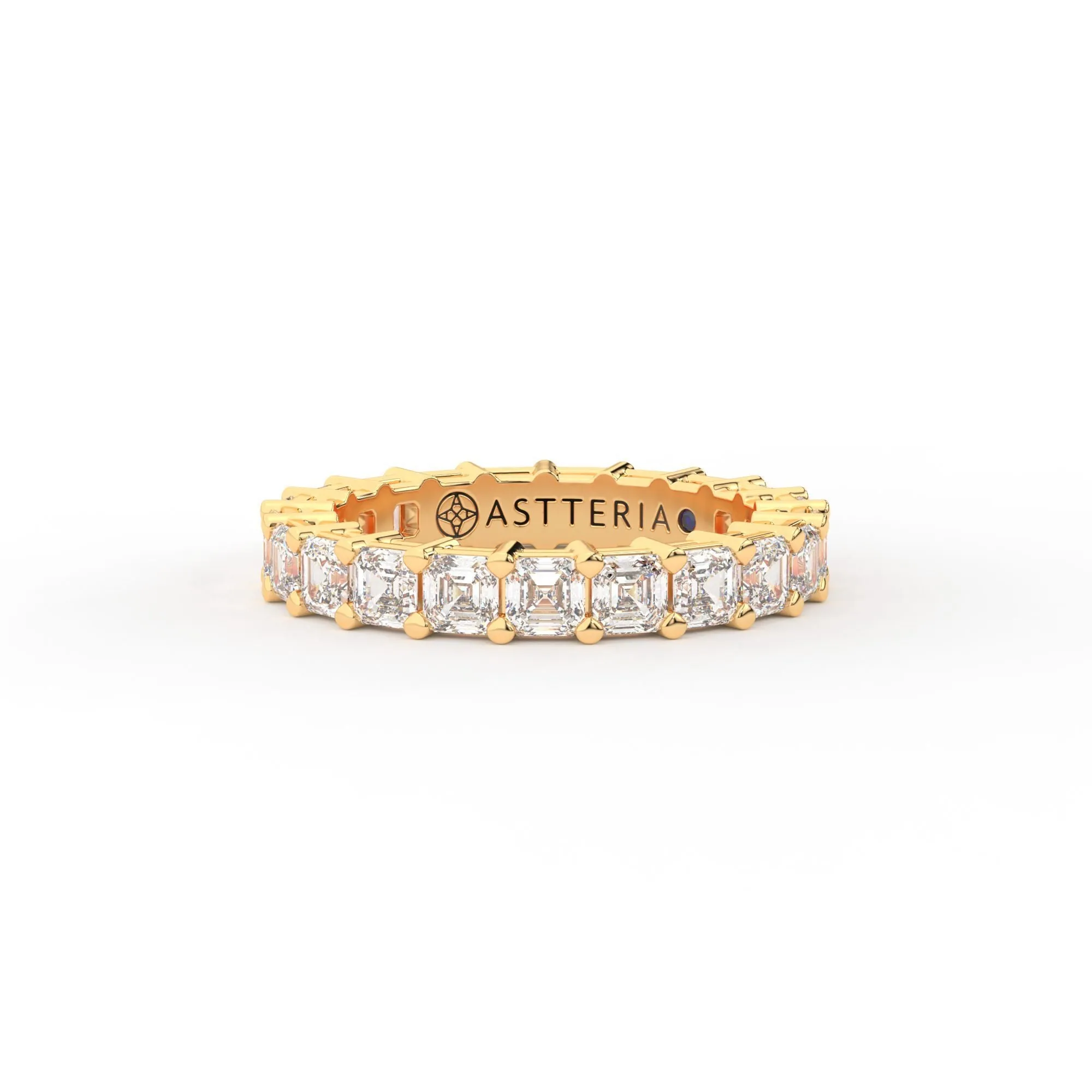 Majestic Assher cut eternity ring, Medium, 3.0 ct. (Approx.),Eternity Rings