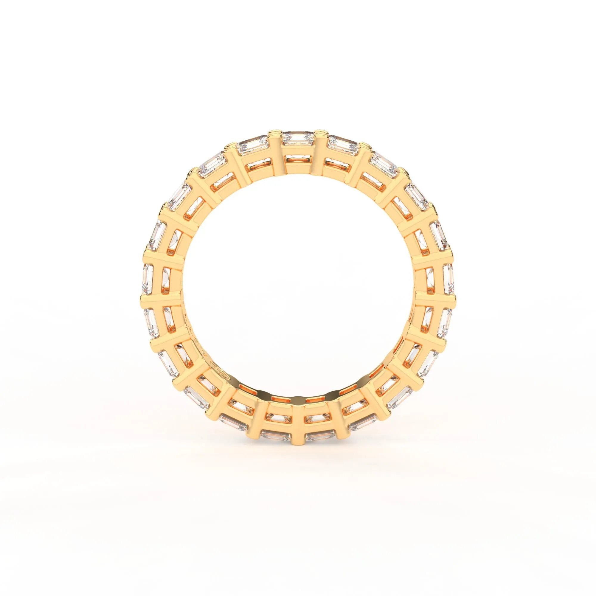 Majestic Assher cut eternity ring, Medium, 3.0 ct. (Approx.),Eternity Rings