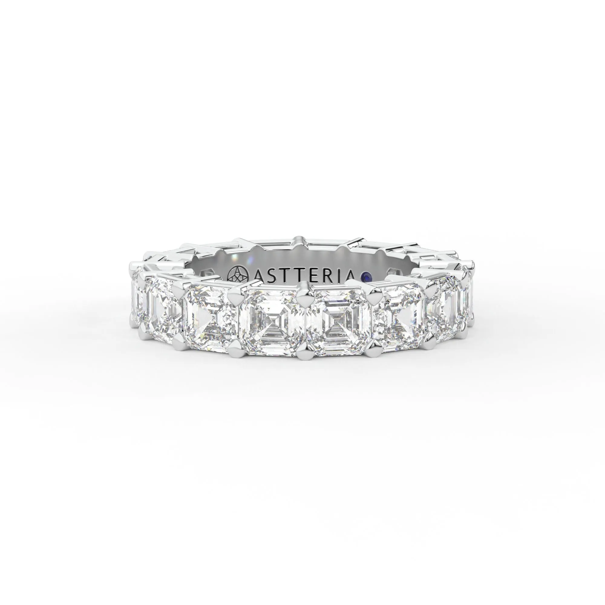 Majestic Assher cut eternity ring, X-Large, 8.0 ct. (Approx.),Eternity Rings