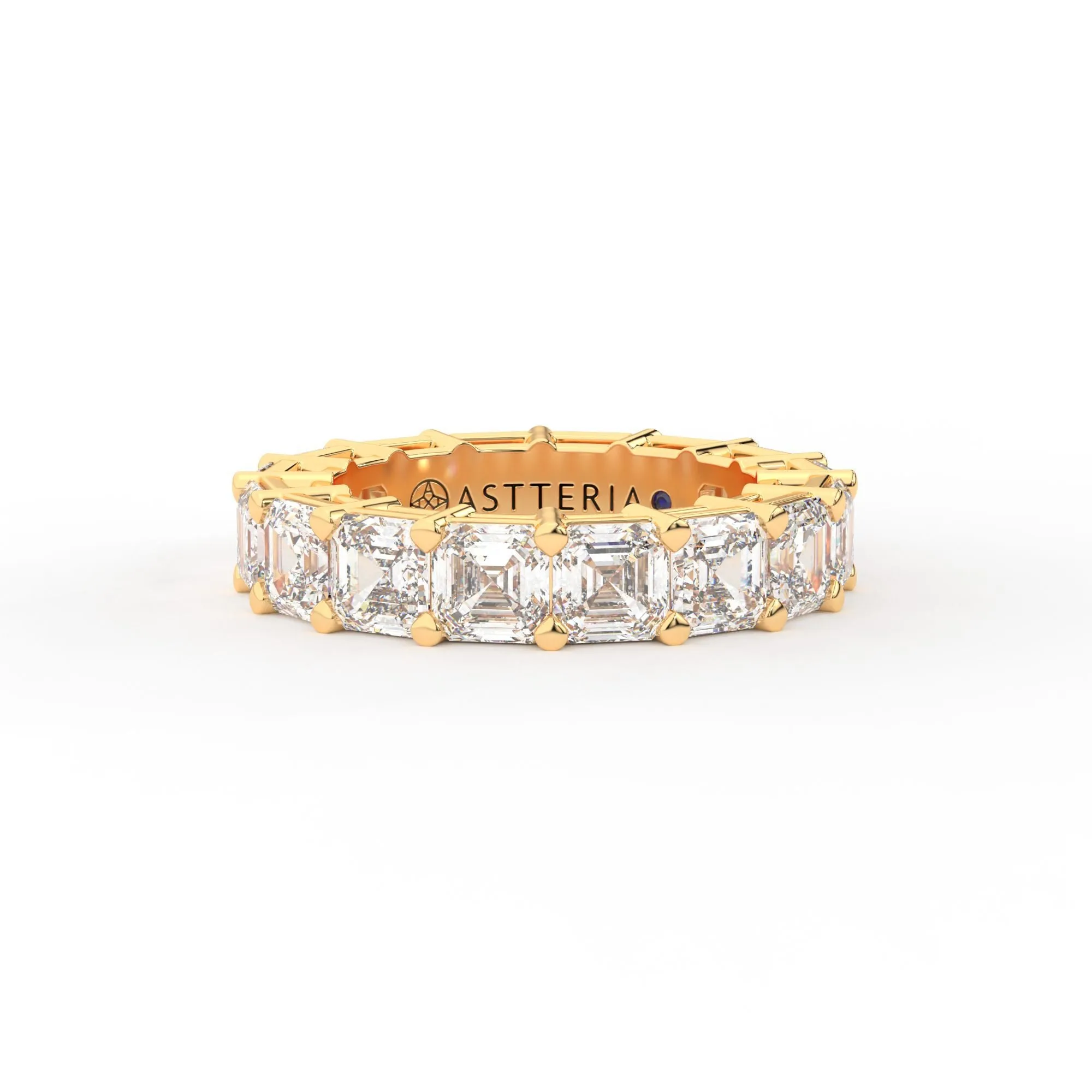 Majestic Assher cut eternity ring, X-Large, 8.0 ct. (Approx.),Eternity Rings
