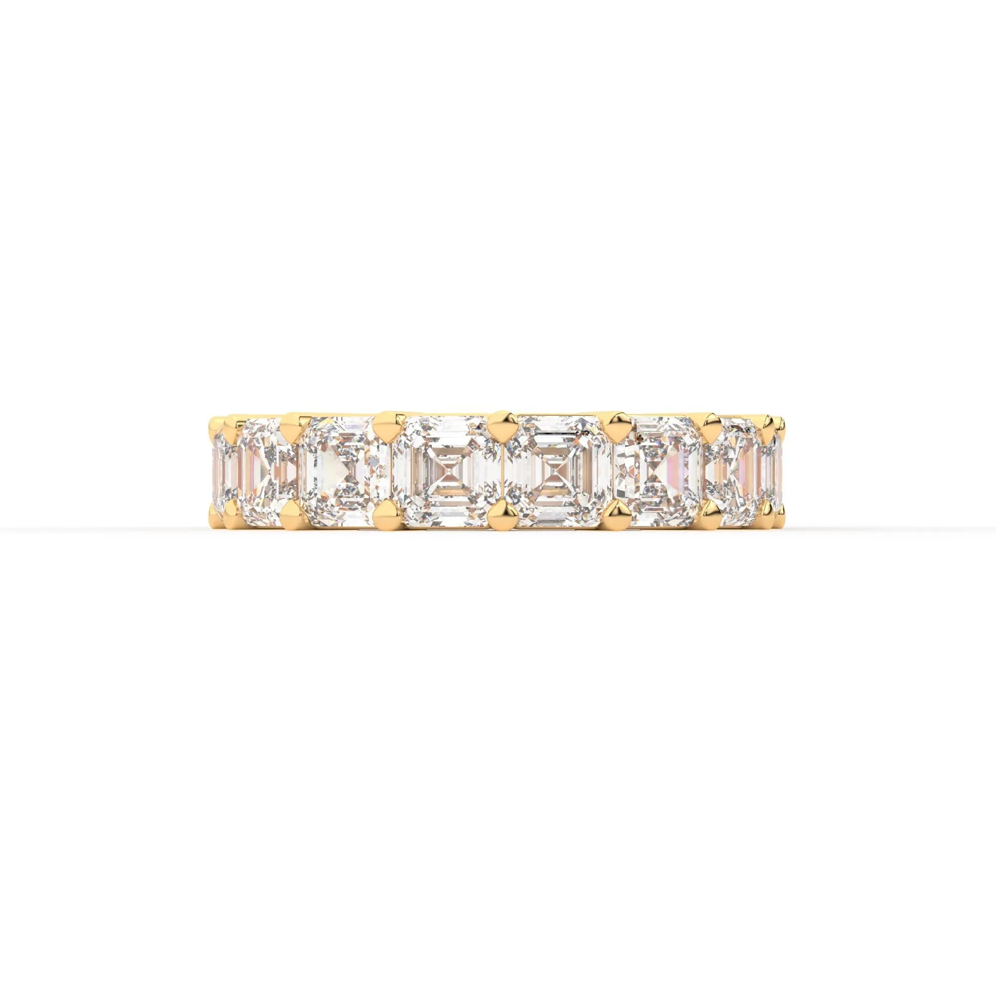 Majestic Assher cut eternity ring, X-Large, 8.0 ct. (Approx.),Eternity Rings