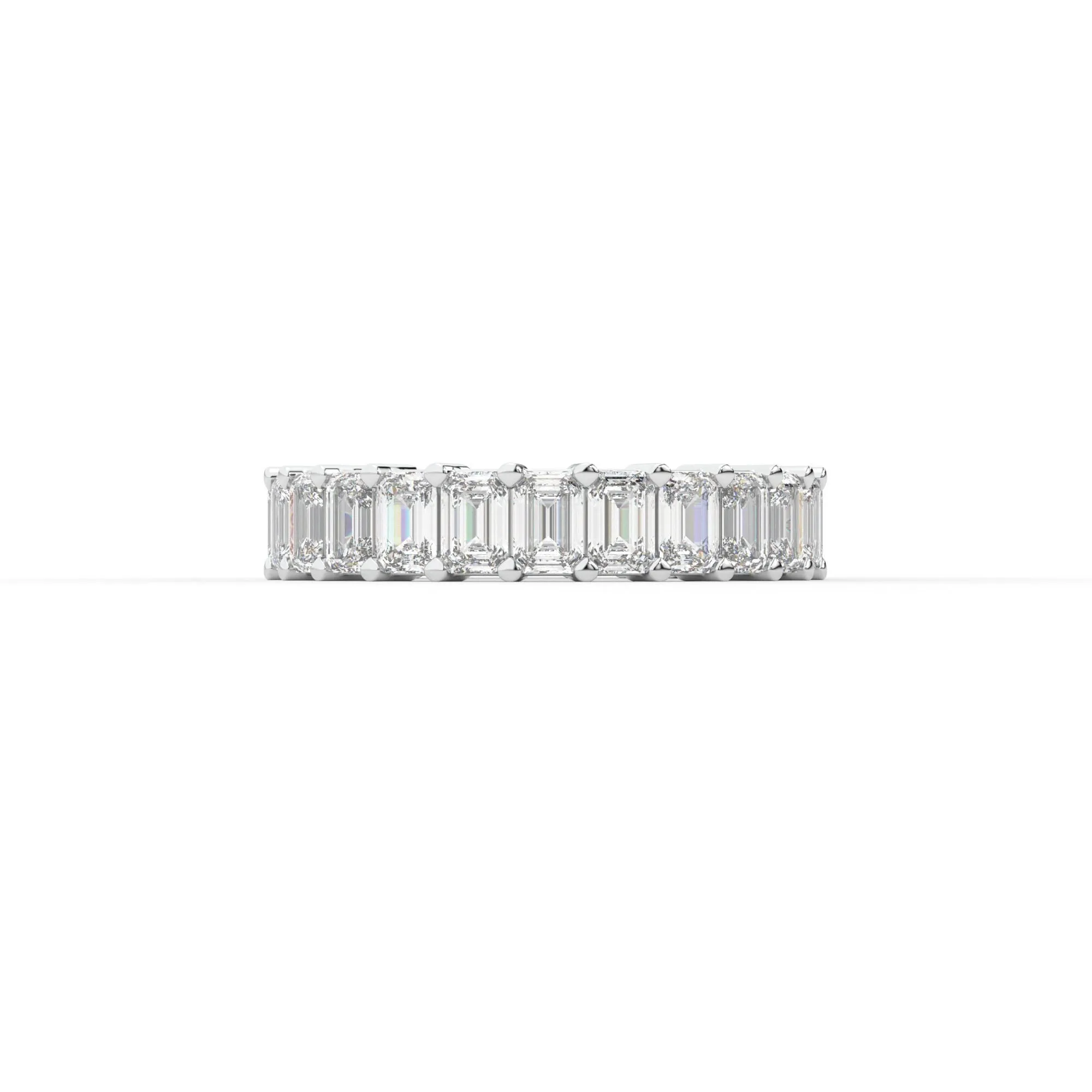 Majestic emerald shape eternity ring, Large, 3.5 ct. (Approx.),Eternity Rings