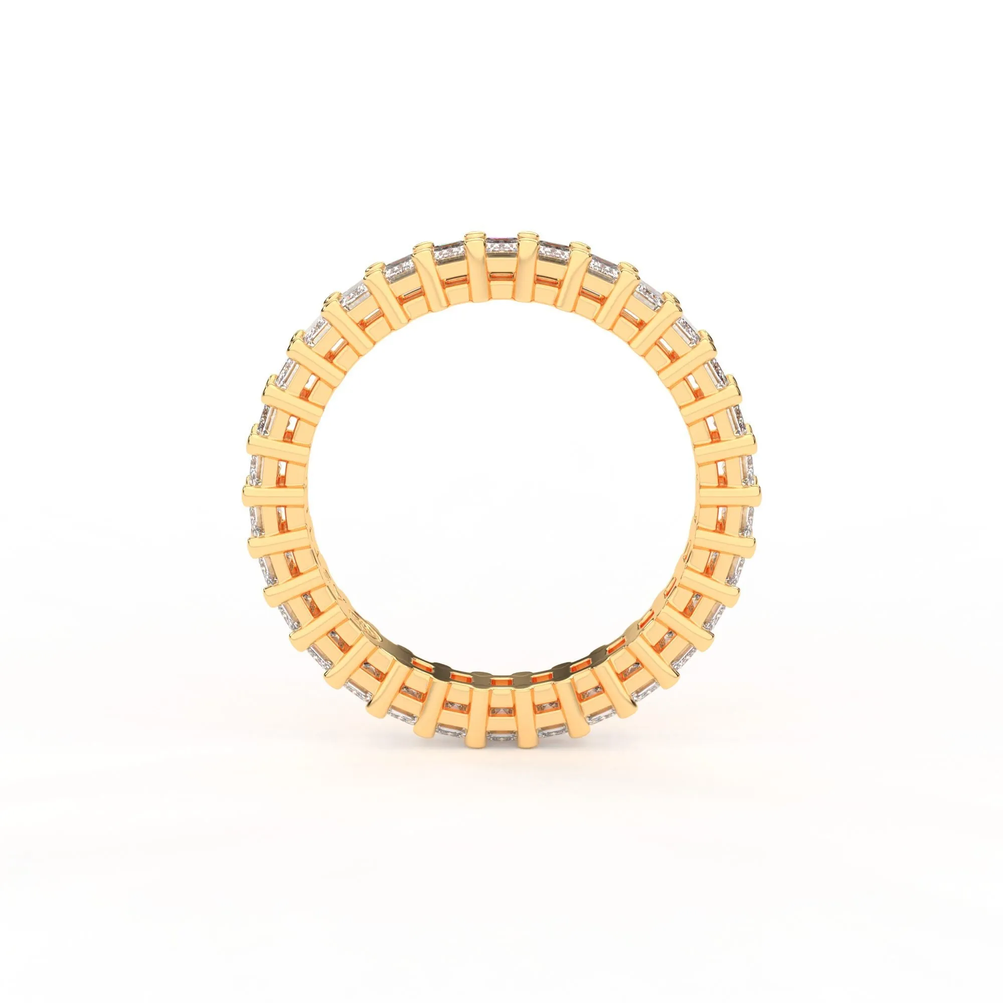 Majestic emerald shape eternity ring, Medium, 2.5 ct. (Approx.),Eternity Rings