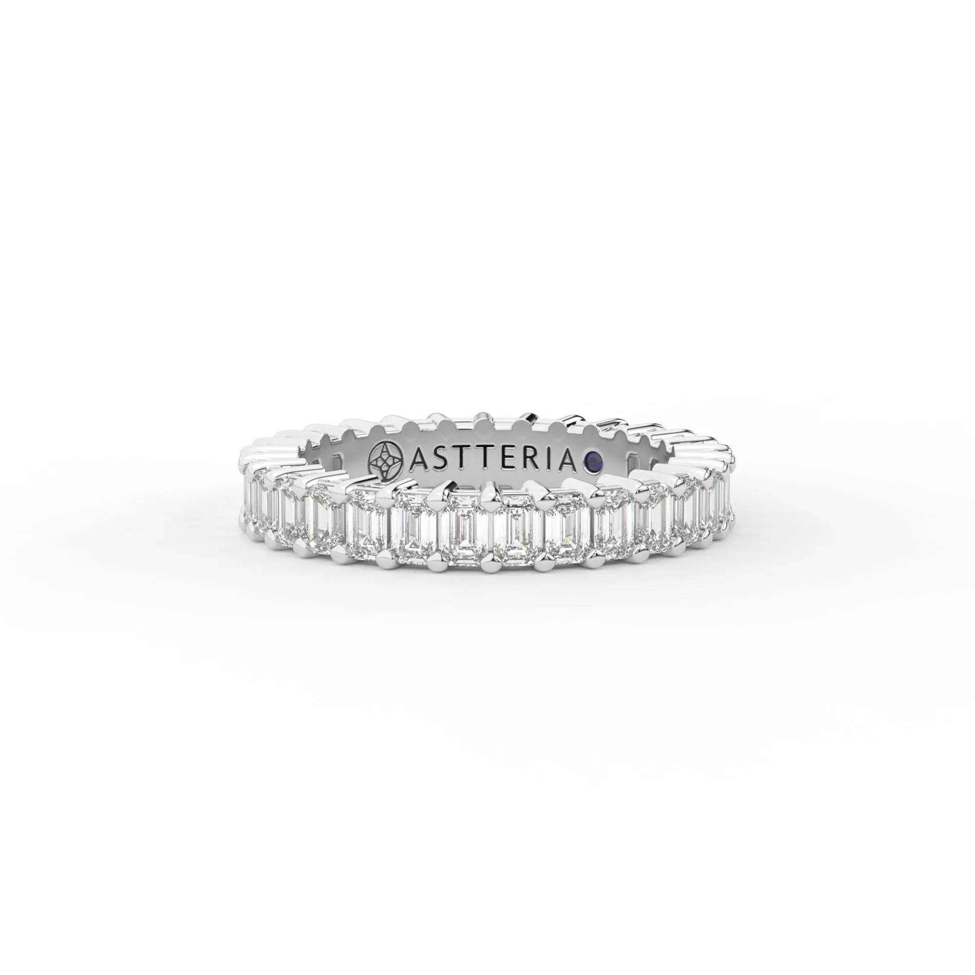 Majestic emerald shape eternity ring, Medium, 2.5 ct. (Approx.),Eternity Rings