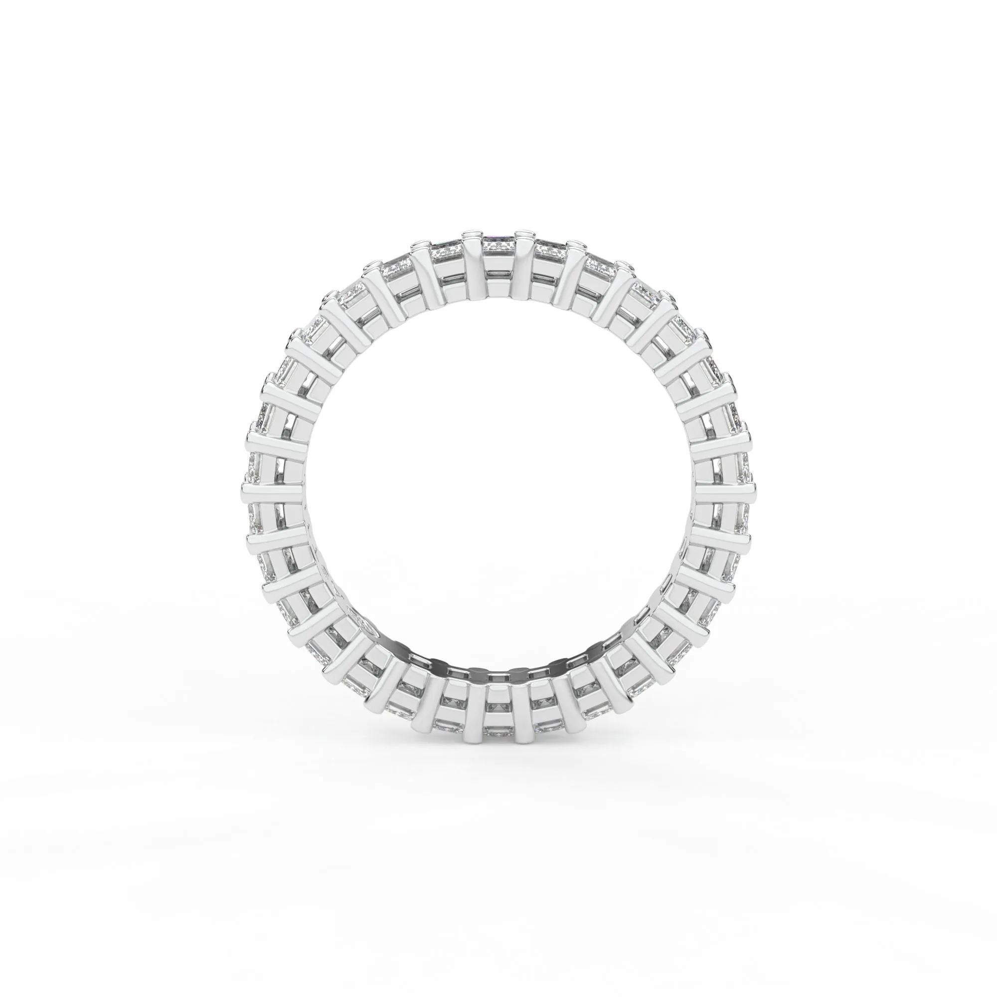 Majestic emerald shape eternity ring, Medium, 2.5 ct. (Approx.),Eternity Rings