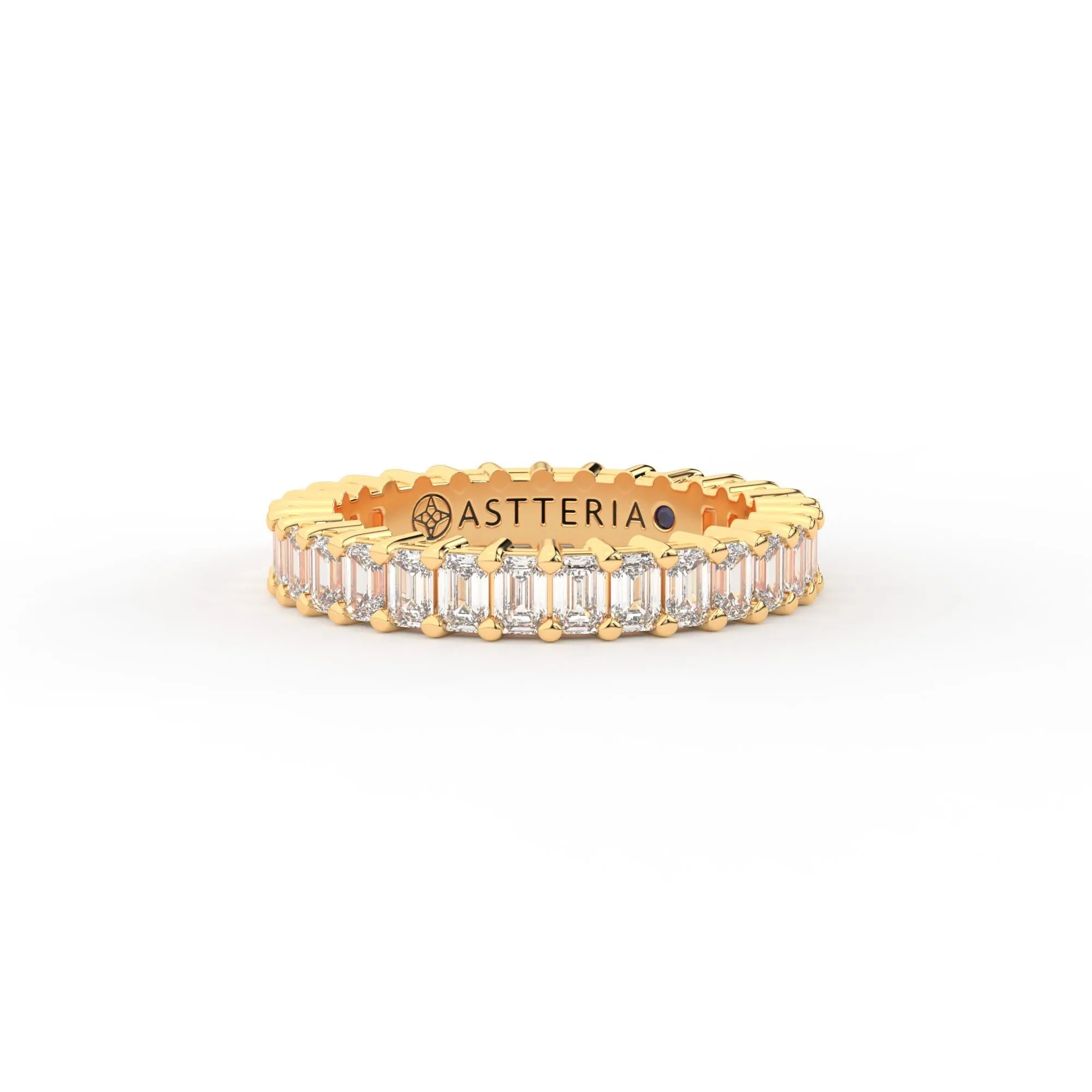 Majestic emerald shape eternity ring, Medium, 2.5 ct. (Approx.),Eternity Rings