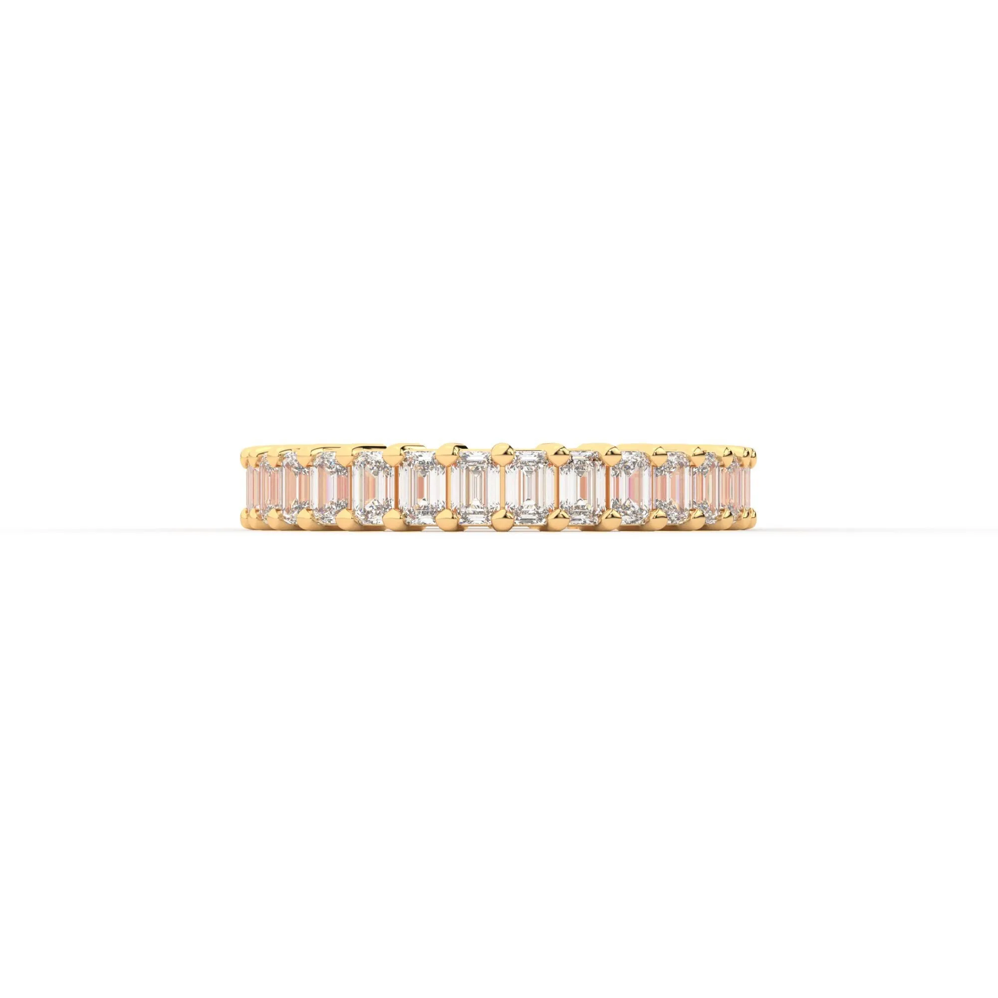 Majestic emerald shape eternity ring, Medium, 2.5 ct. (Approx.),Eternity Rings