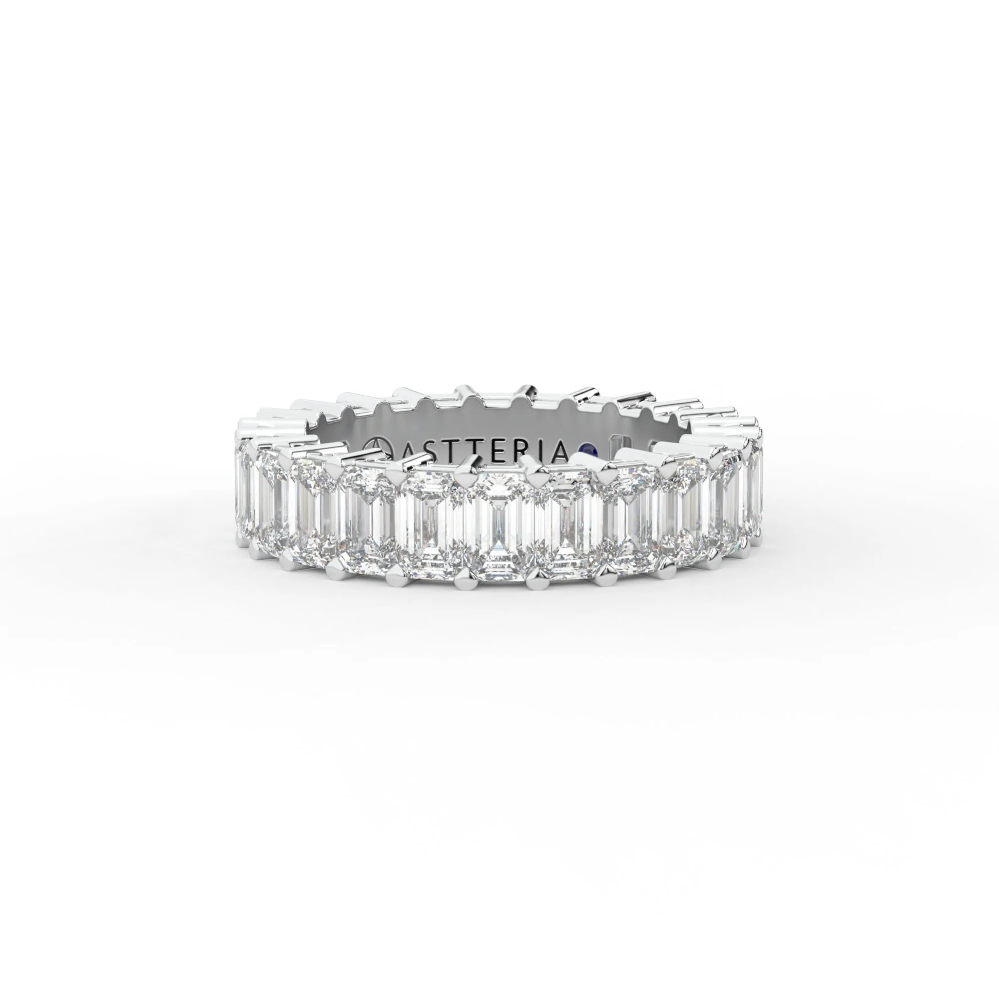 Majestic emerald shape eternity ring, X-Large, 6.0 ct. (Approx.),Eternity Rings