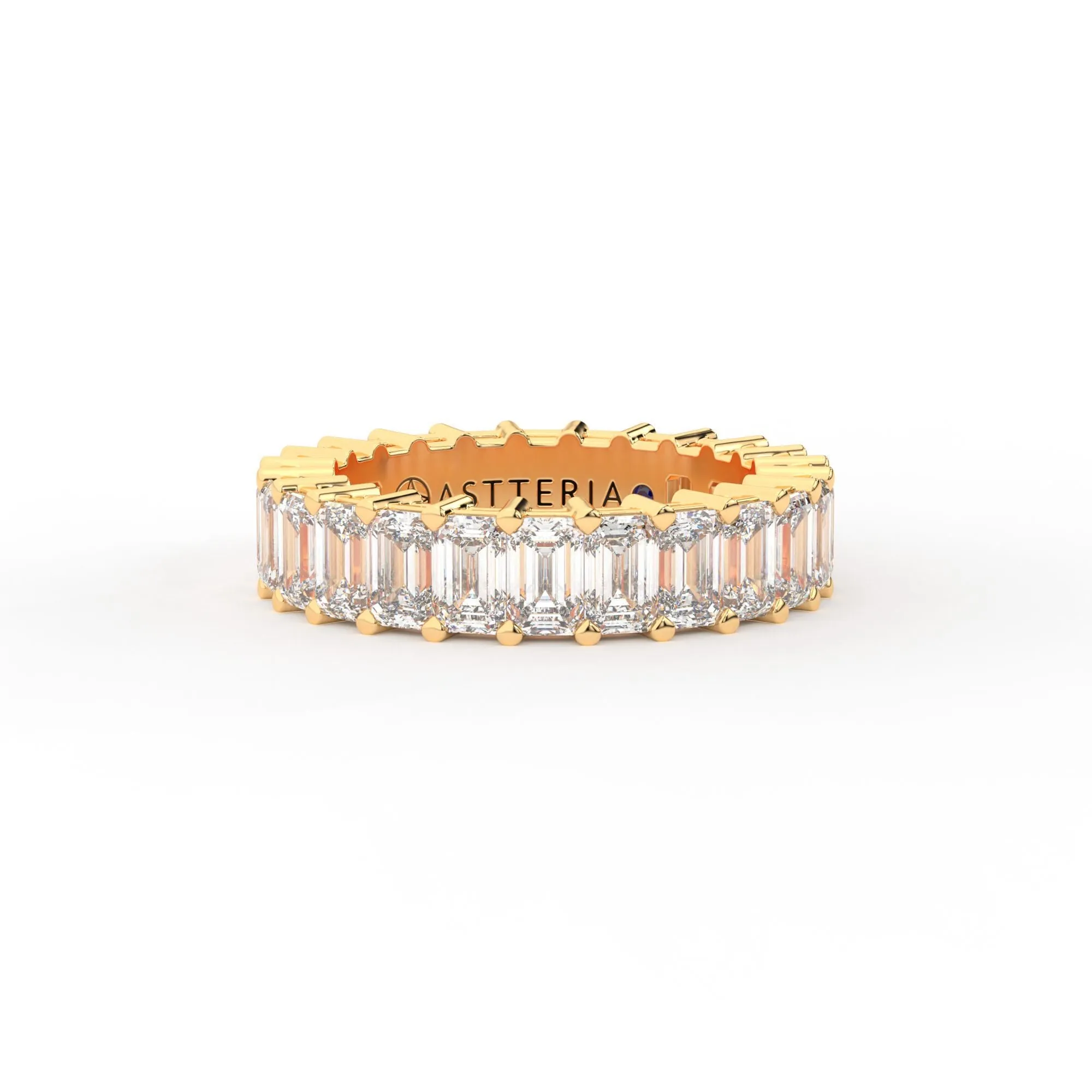 Majestic emerald shape eternity ring, X-Large, 6.0 ct. (Approx.),Eternity Rings