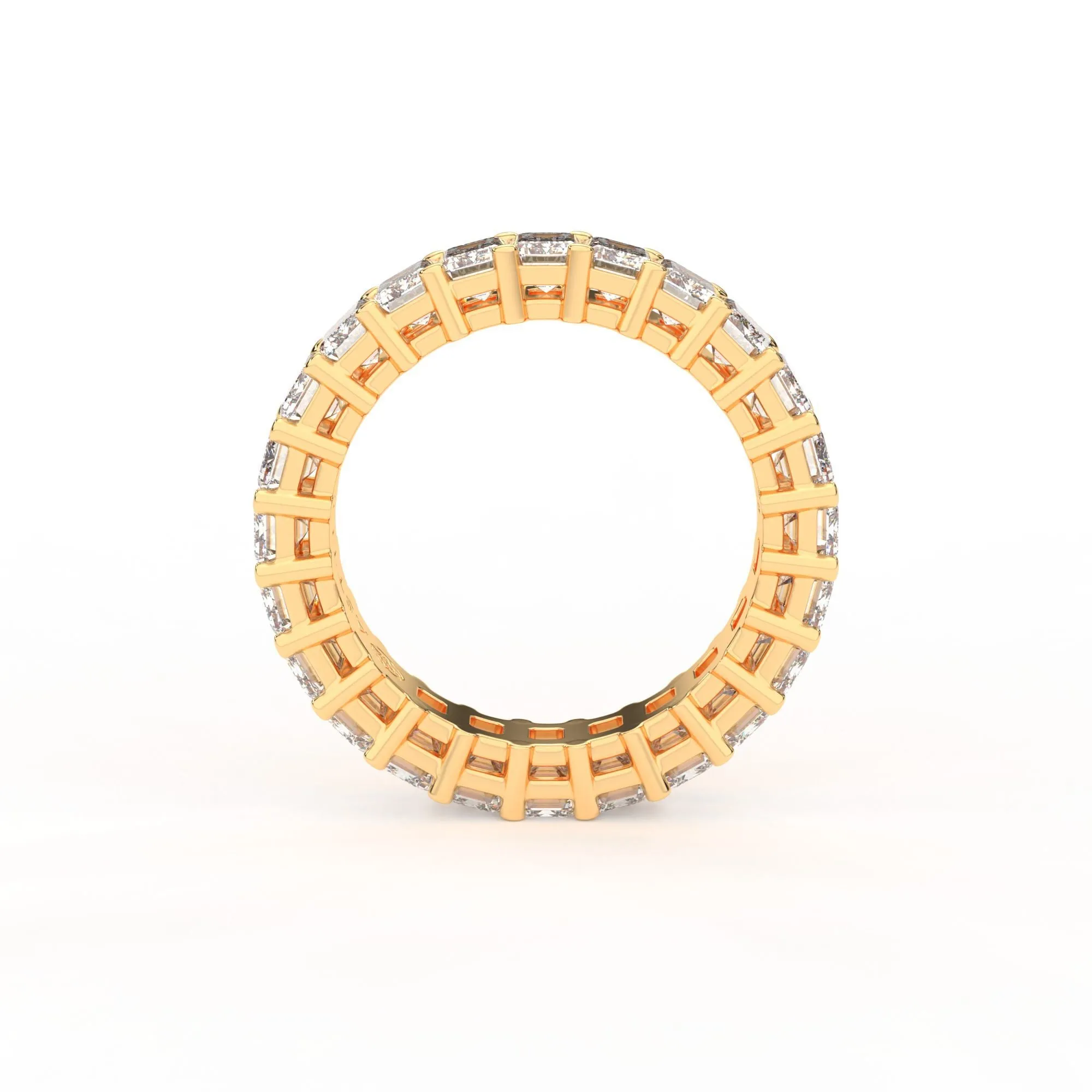 Majestic emerald shape eternity ring, X-Large, 6.0 ct. (Approx.),Eternity Rings