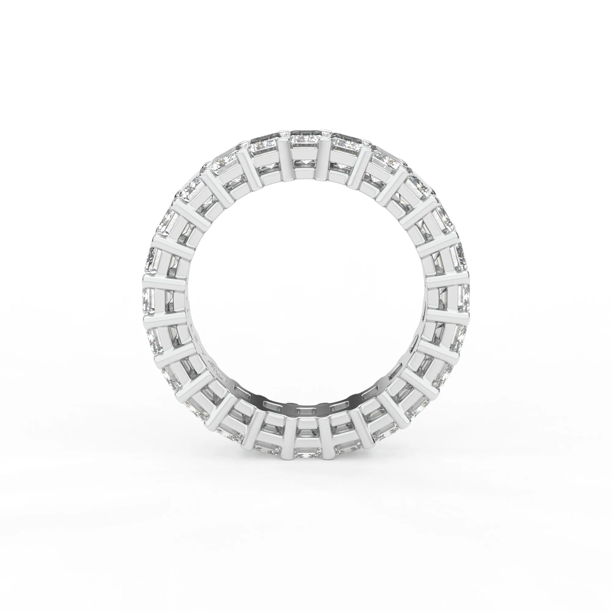 Majestic emerald shape eternity ring, X-Large, 6.0 ct. (Approx.),Eternity Rings