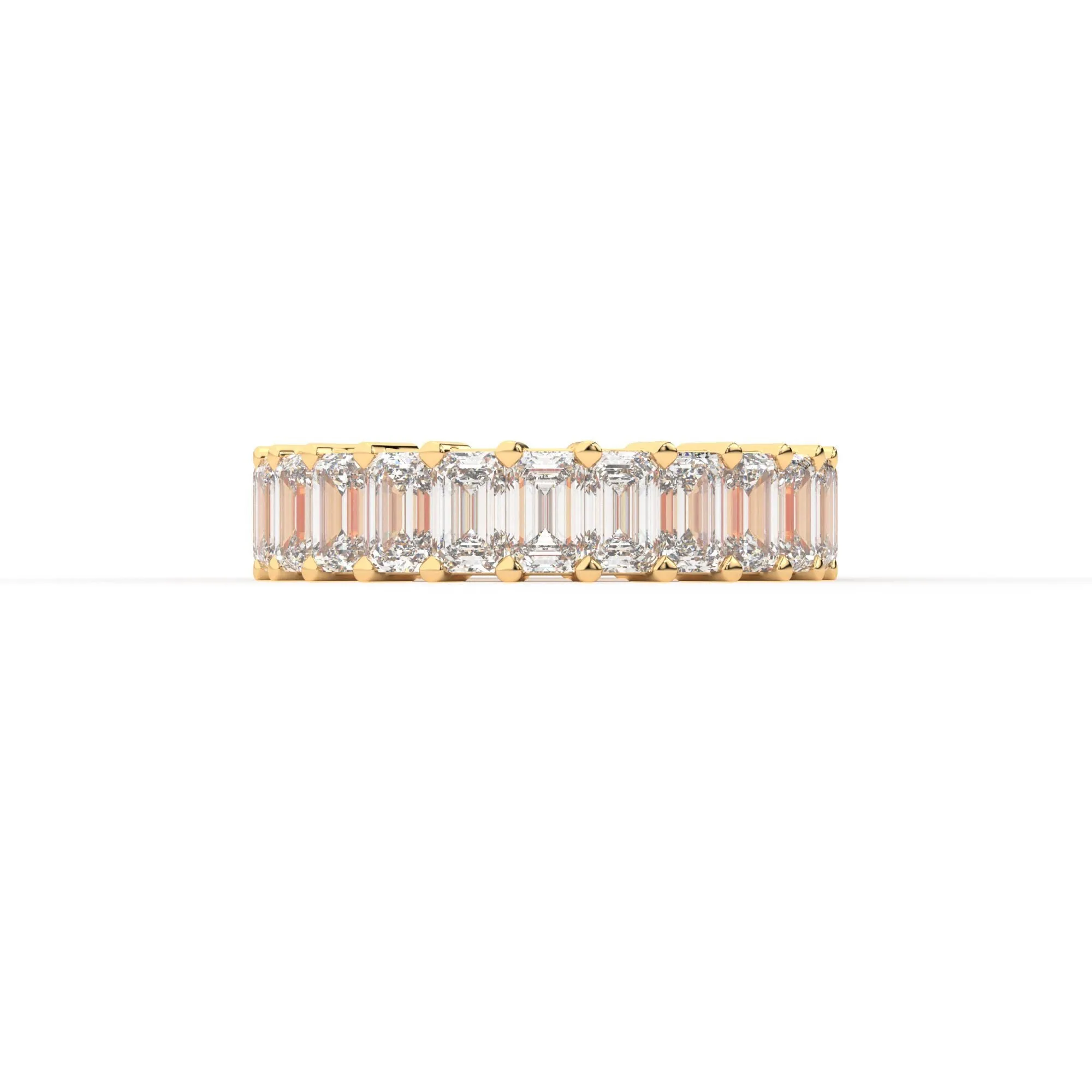 Majestic emerald shape eternity ring, X-Large, 6.0 ct. (Approx.),Eternity Rings