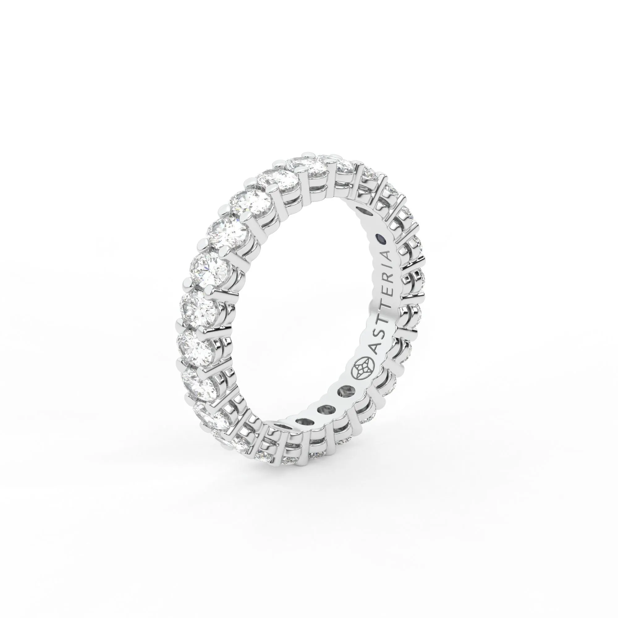Majestic oval shape eternity ring, Medium, 2.5 ct. (Approx.),Eternity Rings
