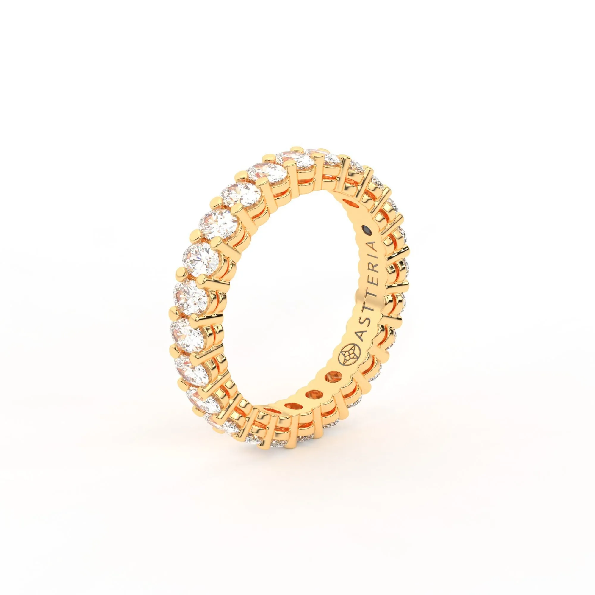 Majestic oval shape eternity ring, Medium, 2.5 ct. (Approx.),Eternity Rings