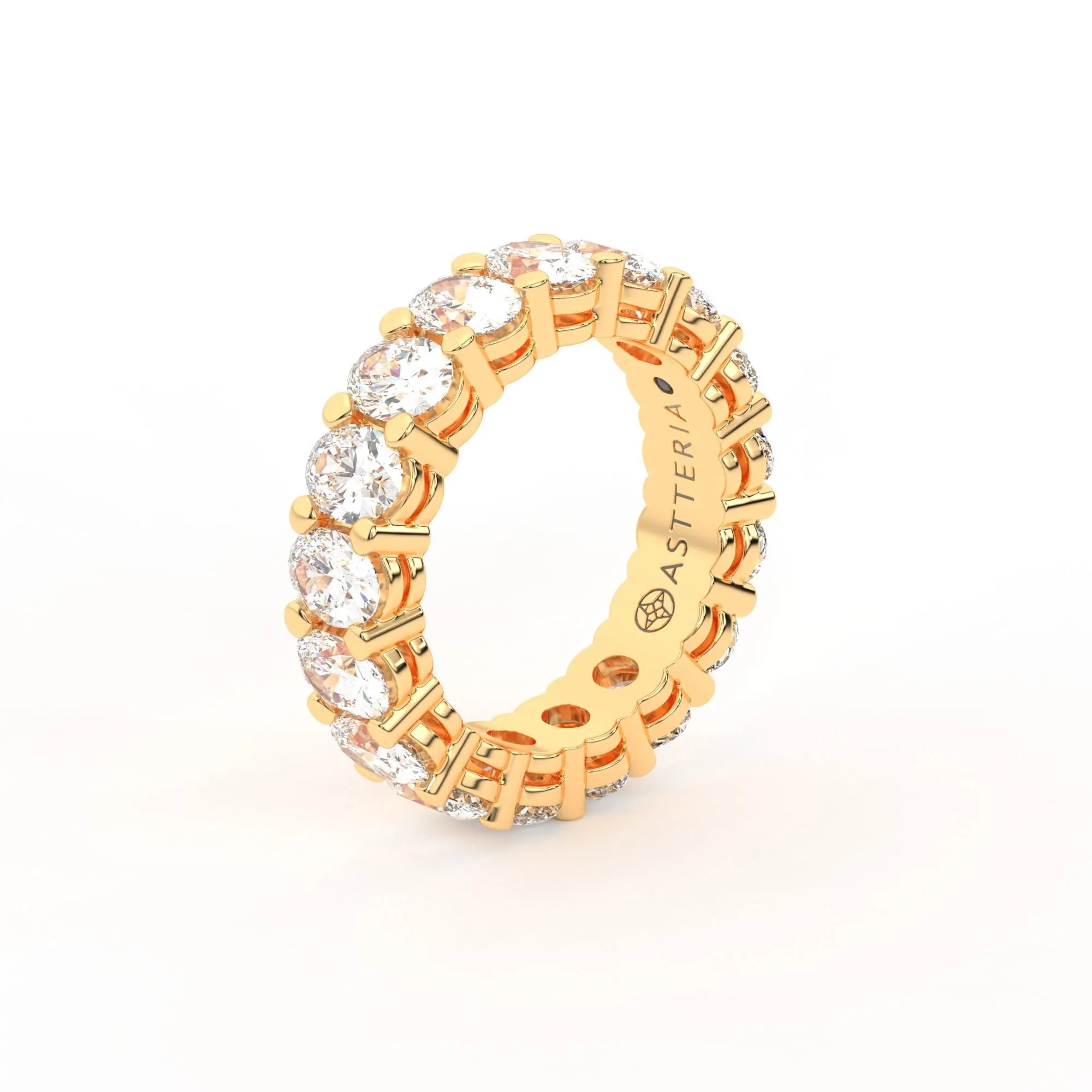 Majestic oval shape eternity ring, X-Large, 5.0 ct. (Approx.),Eternity Rings