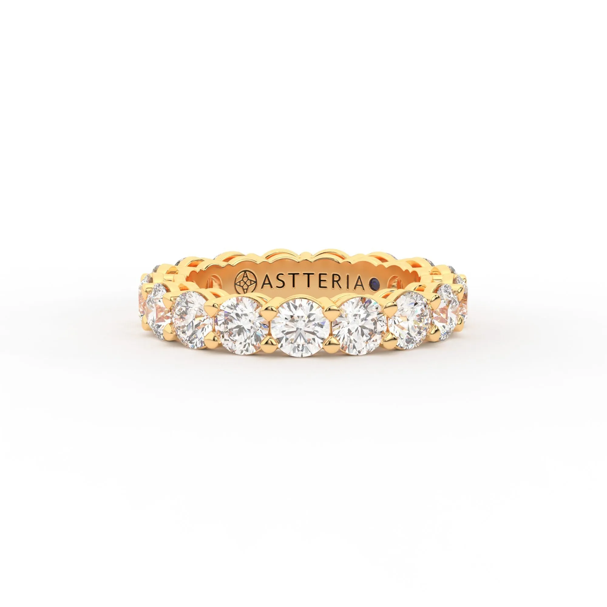 Majestic round shape eternity ring,  Large, 4.0 ct. (Approx.),Eternity Rings