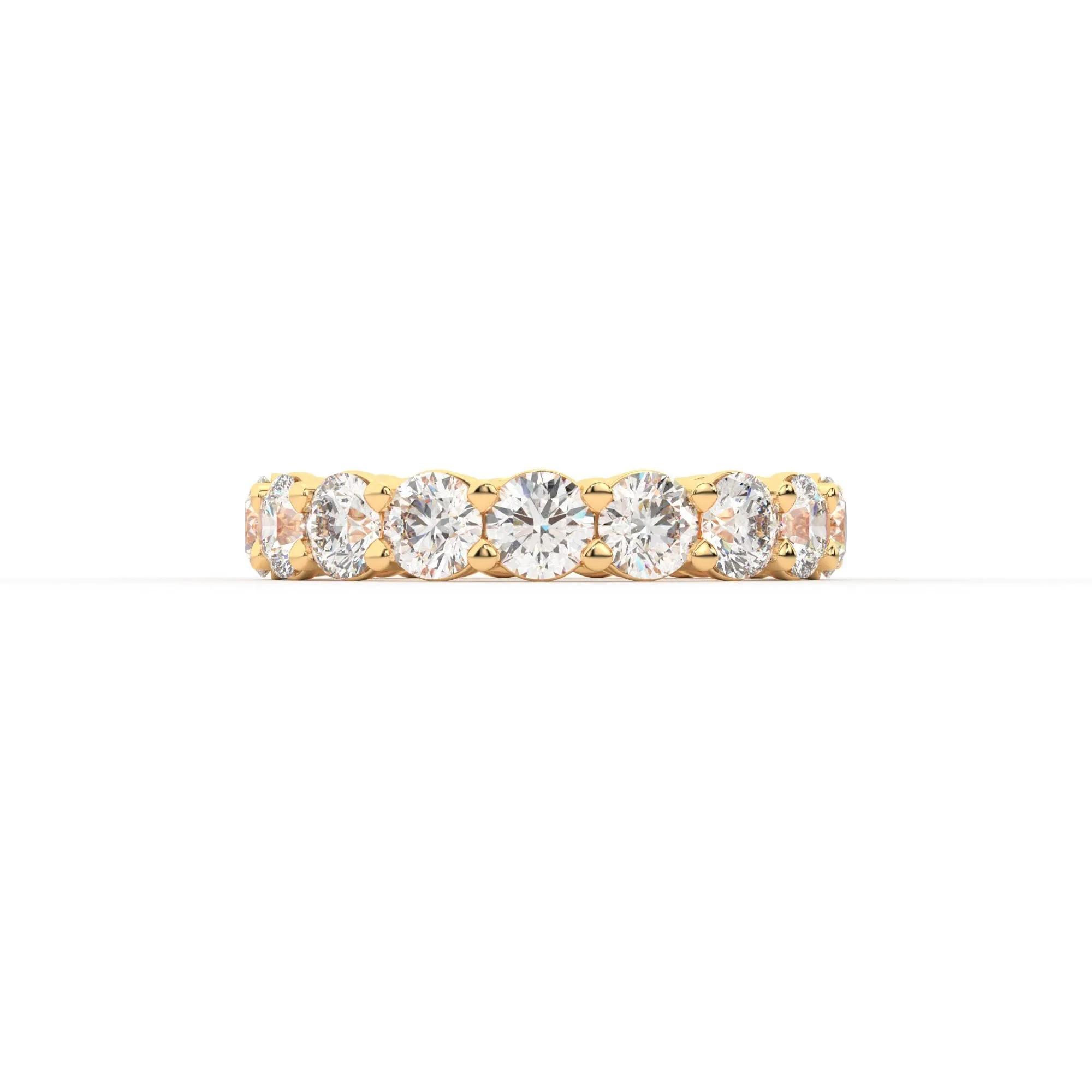 Majestic round shape eternity ring,  Large, 4.0 ct. (Approx.),Eternity Rings