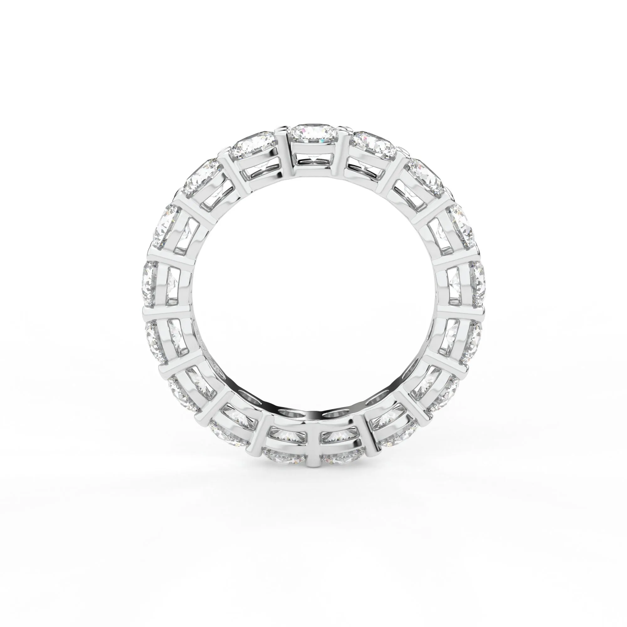 Majestic round shape eternity ring,  Large, 4.0 ct. (Approx.),Eternity Rings
