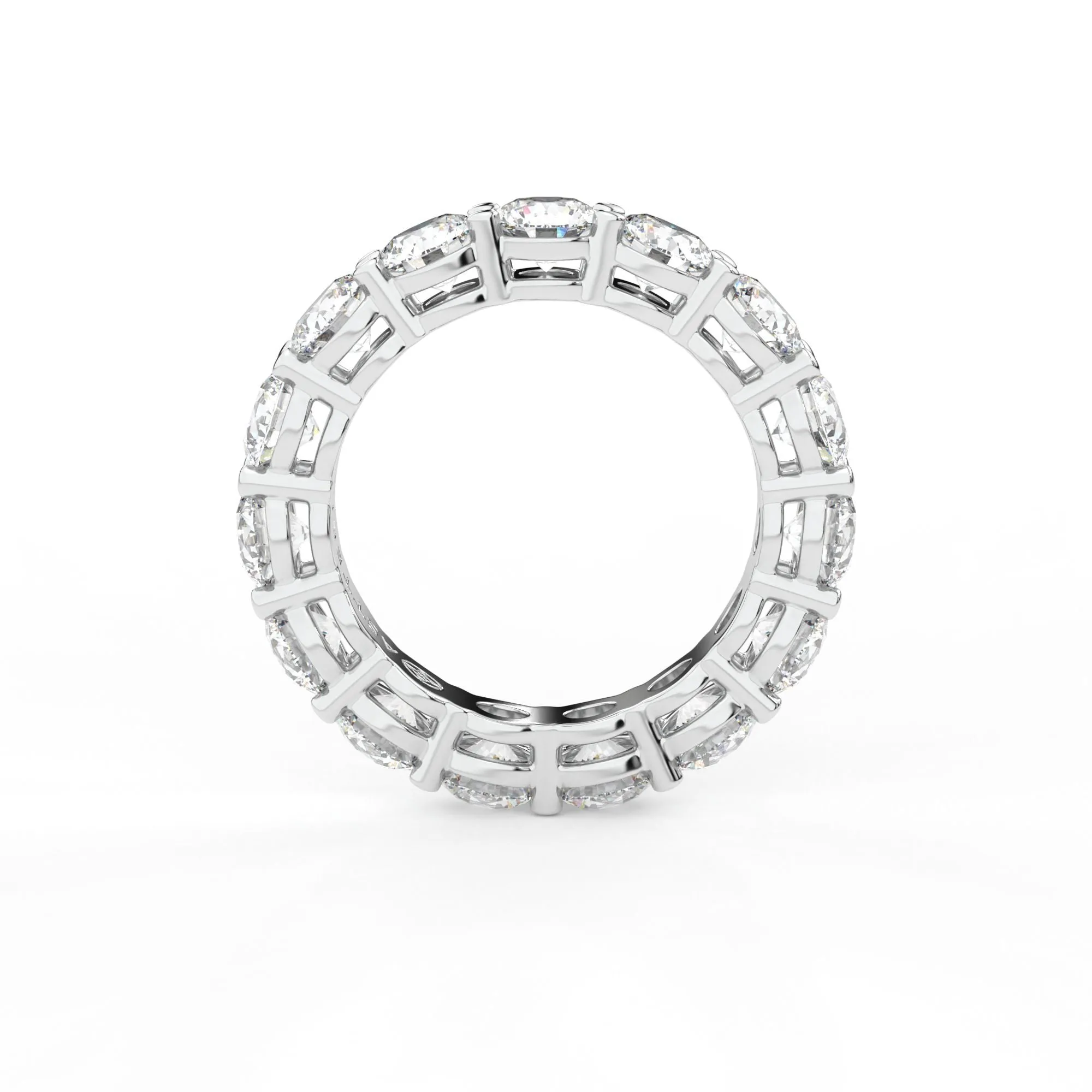 Majestic round shape eternity ring,  X-Large, 5.5 ct. (Approx.),Eternity Rings