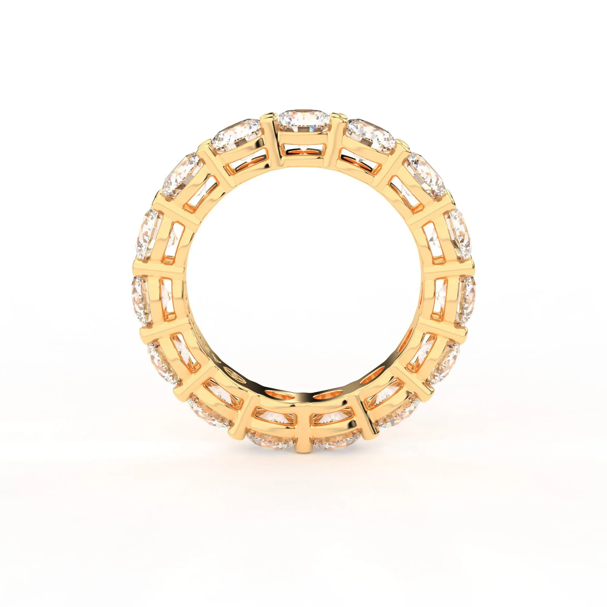 Majestic round shape eternity ring,  X-Large, 5.5 ct. (Approx.),Eternity Rings