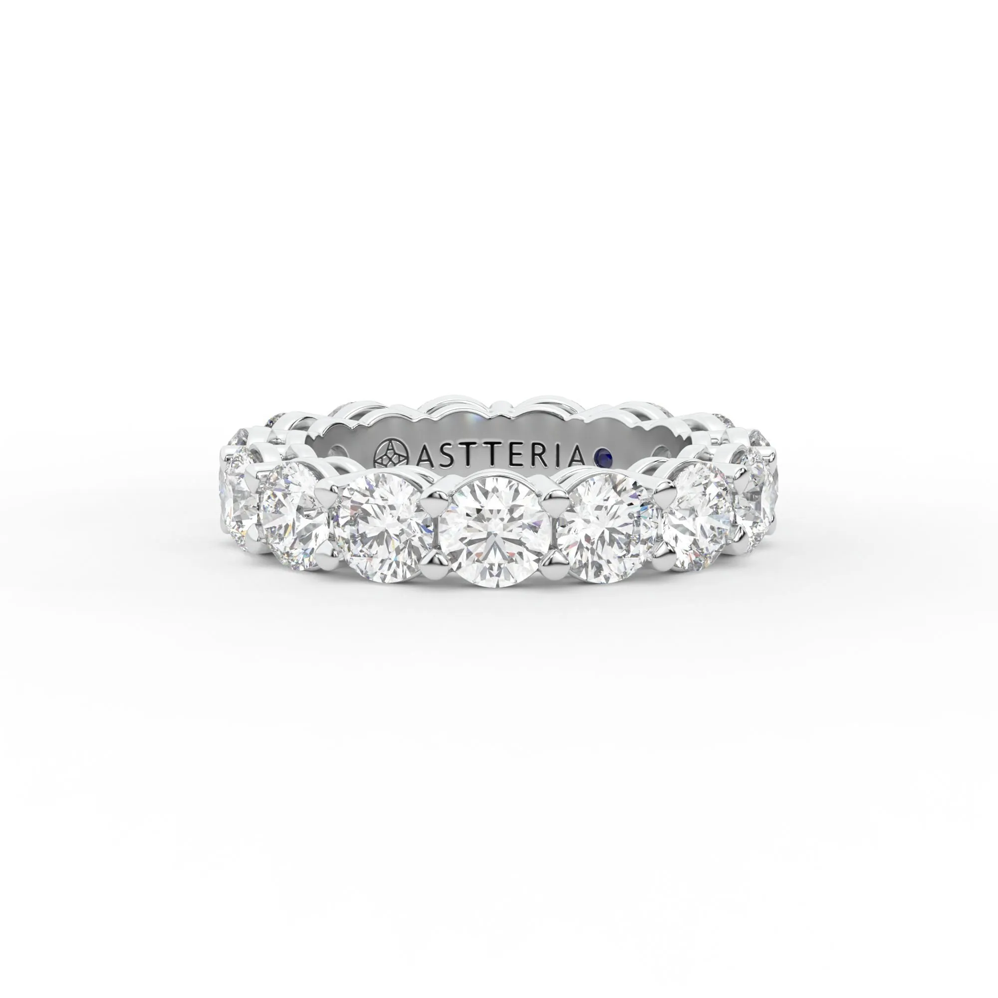 Majestic round shape eternity ring,  X-Large, 5.5 ct. (Approx.),Eternity Rings