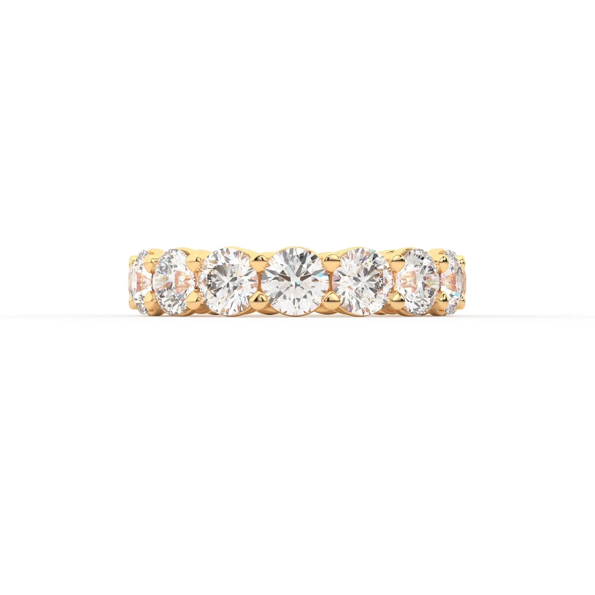 Majestic round shape eternity ring,  X-Large, 5.5 ct. (Approx.),Eternity Rings