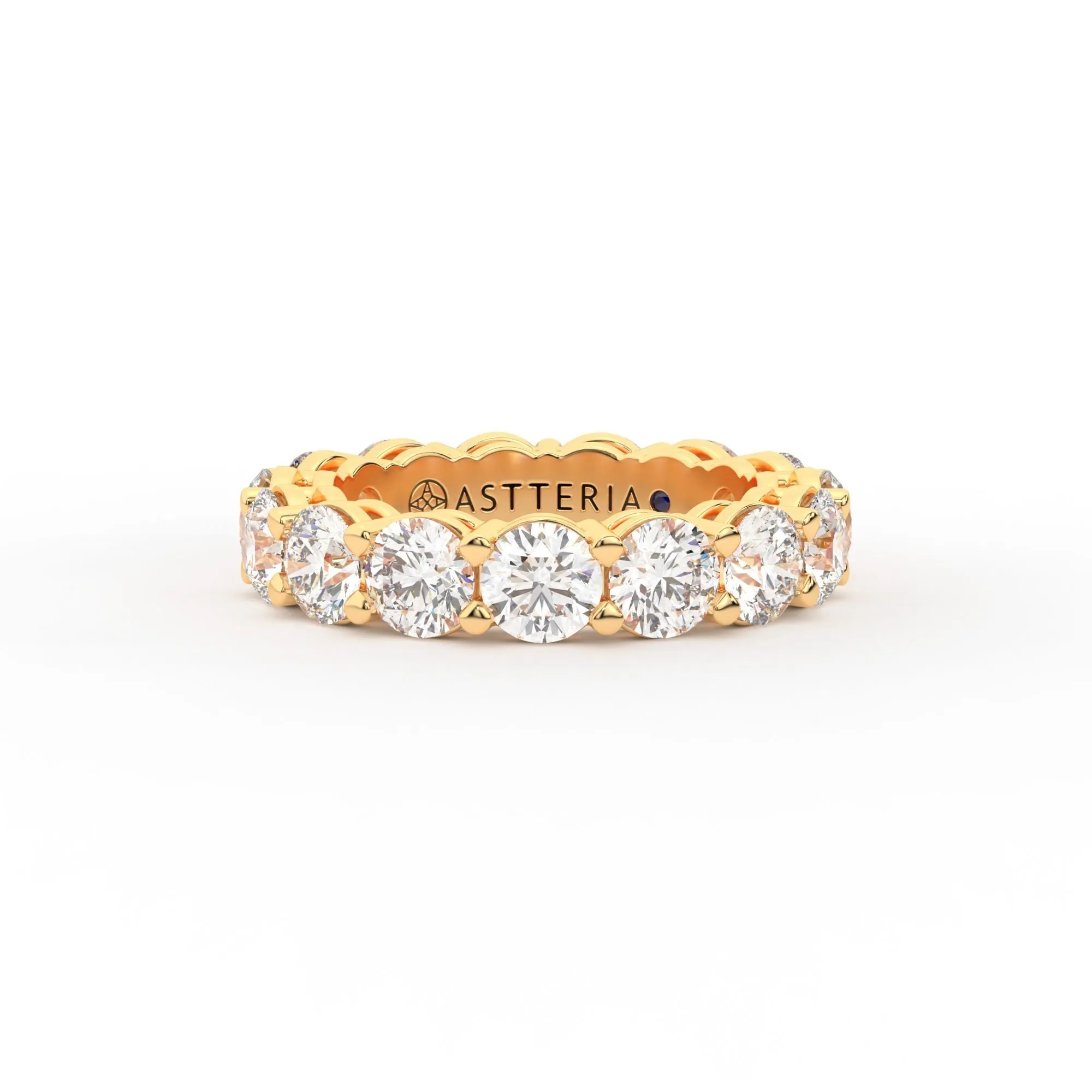 Majestic round shape eternity ring,  X-Large, 5.5 ct. (Approx.),Eternity Rings