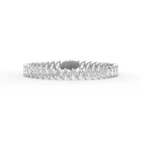 Marquise shape diamond tennis bracelet, 16.0 Ct. TW,Bracelet Jewelry