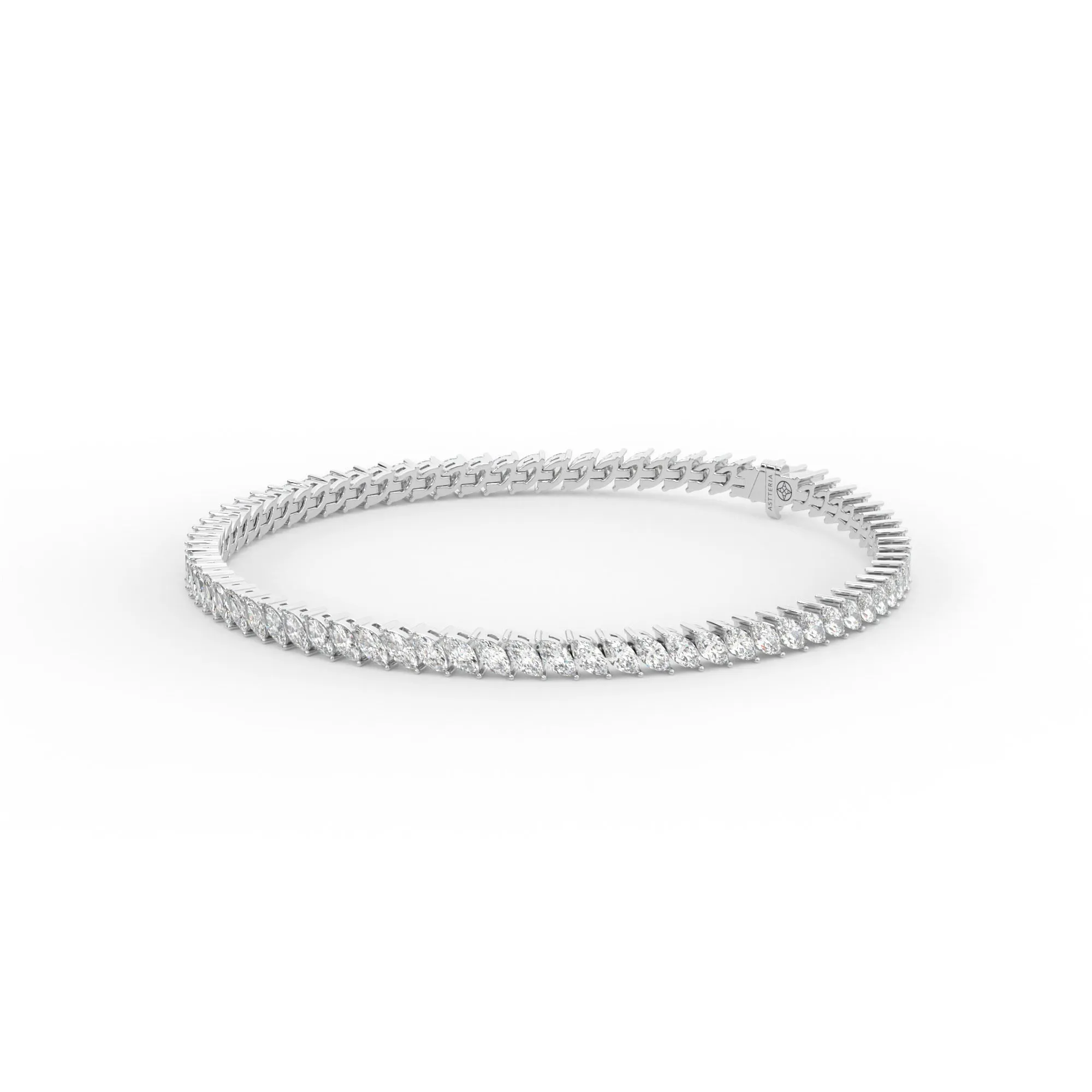 Marquise shape diamond tennis bracelet, 7.0 Ct. TW,Bracelet Jewelry