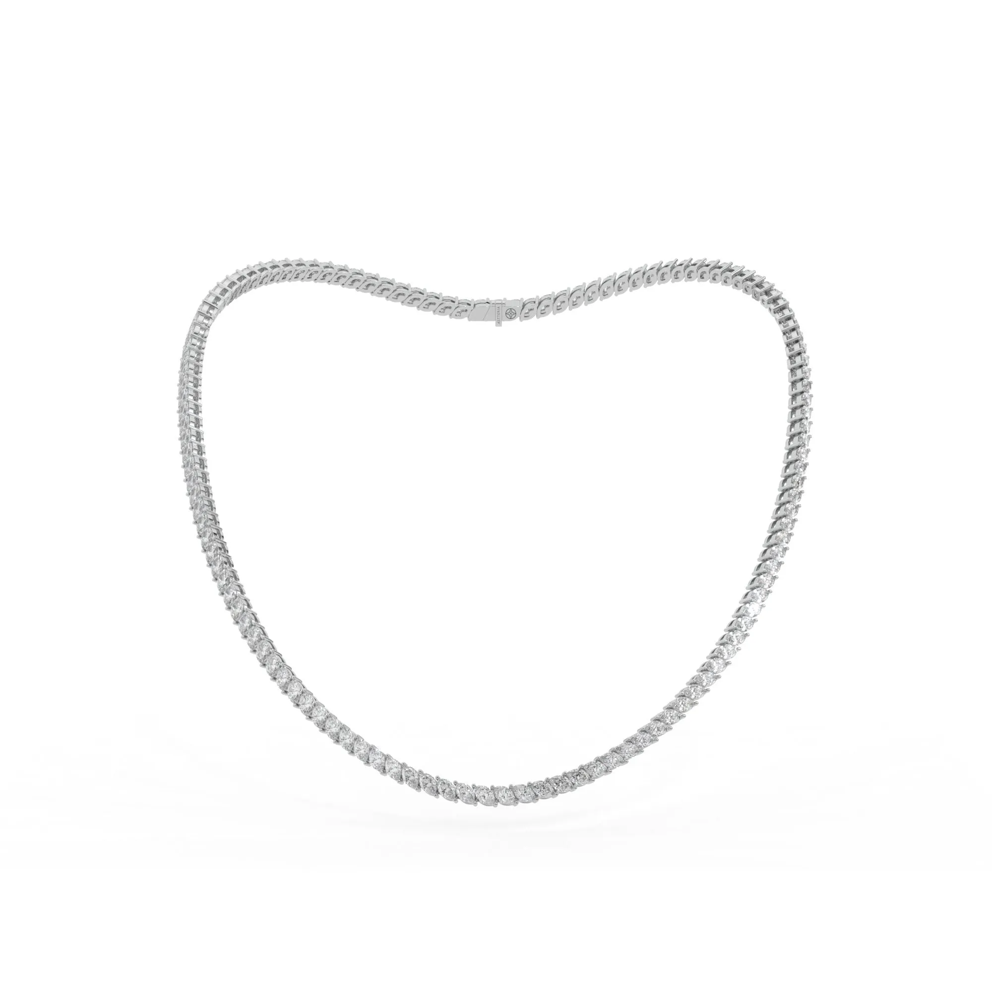 Marquise shape diamond tennis necklace, 20.0 Ct. TW,Pendant&Necklace