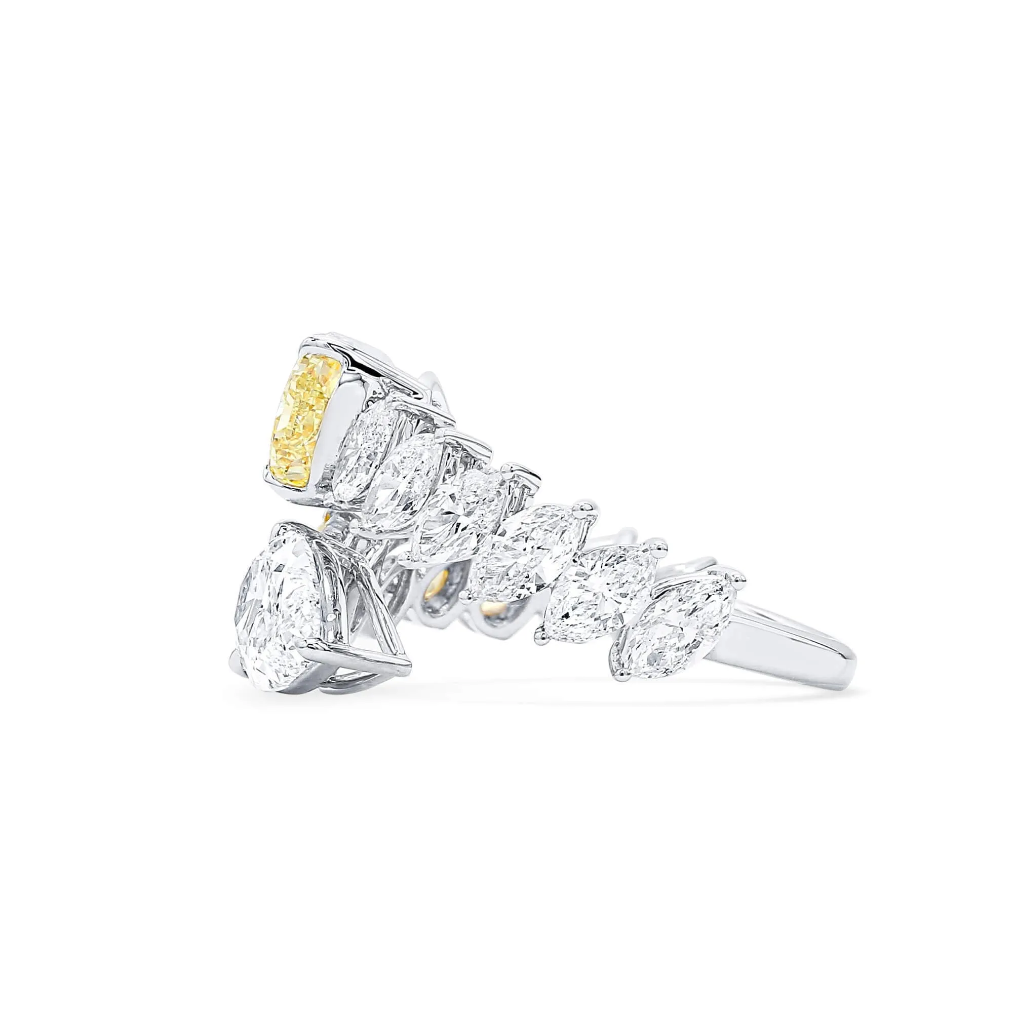 Multicolor Diamond Ring, 4.59 Ct. TW, MIX shape, GIA Certified,Rings Colored Diamond
