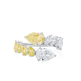 Multicolor Diamond Ring, 4.59 Ct. TW, MIX shape, GIA Certified,Rings Colored Diamond