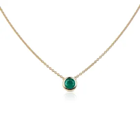 Natural Green Emerald Pendant, 0.68 Ct. TW,Emerald Pendant