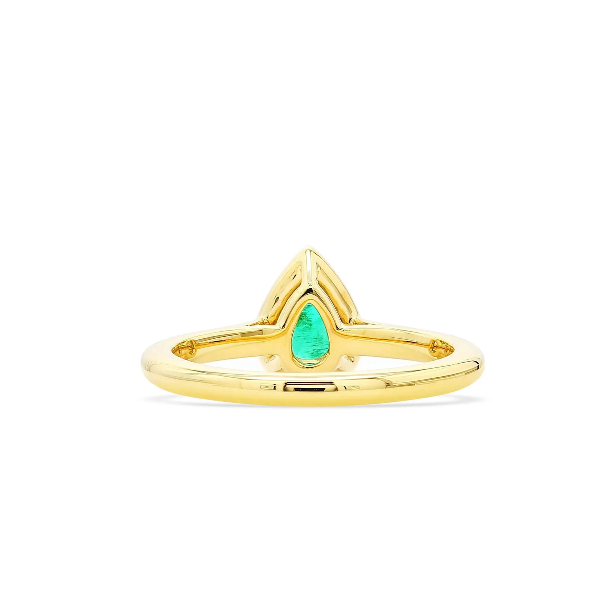 Natural Green Emerald Ring, 0.63 Ct. TW,Emerald Rings
