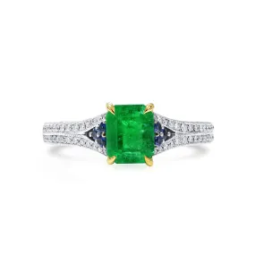 Natural Green Emerald Ring, 2.08 Ct. TW,Emerald Rings