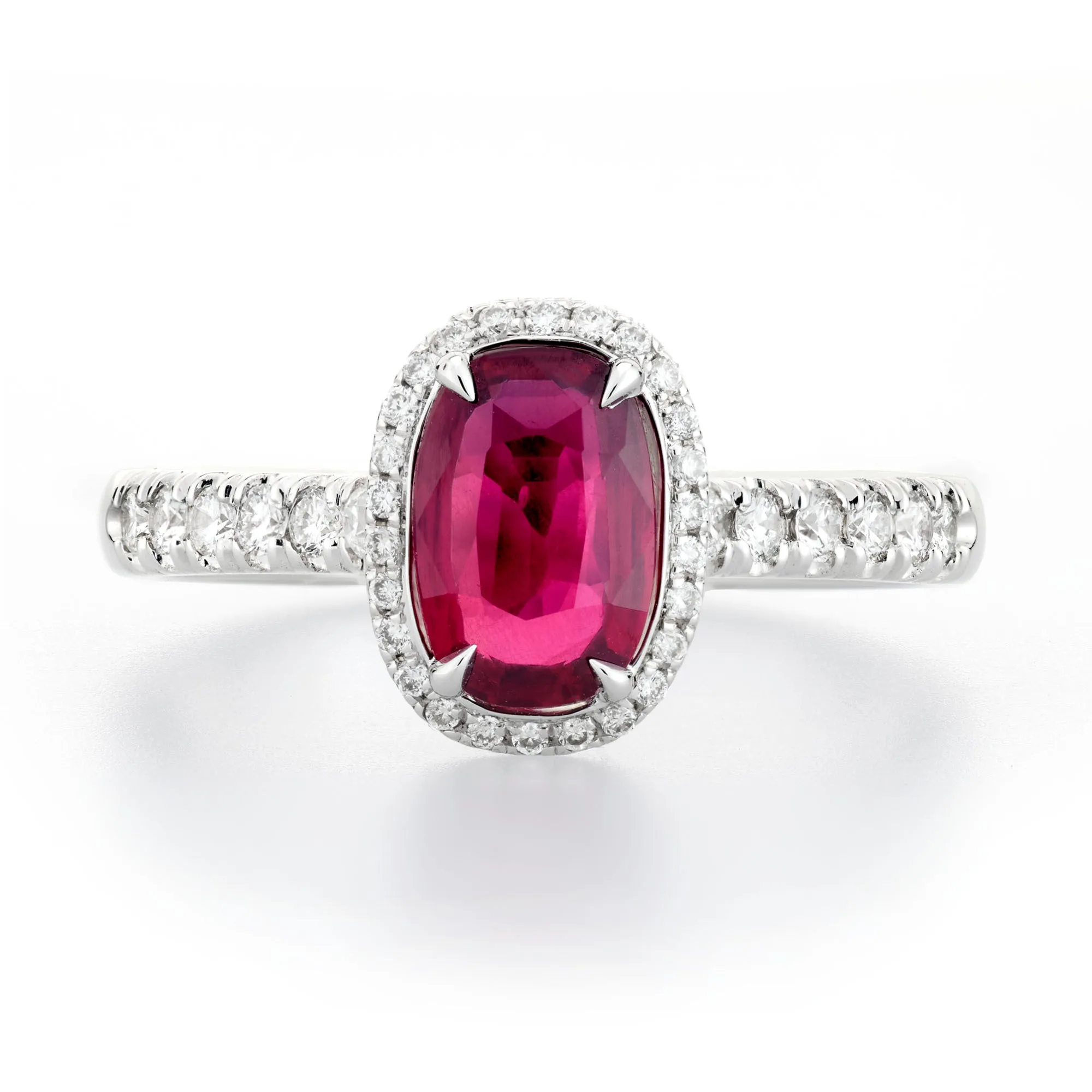 Natural Red Ruby Ring, 1.88 Ct. TW,Ruby Rings