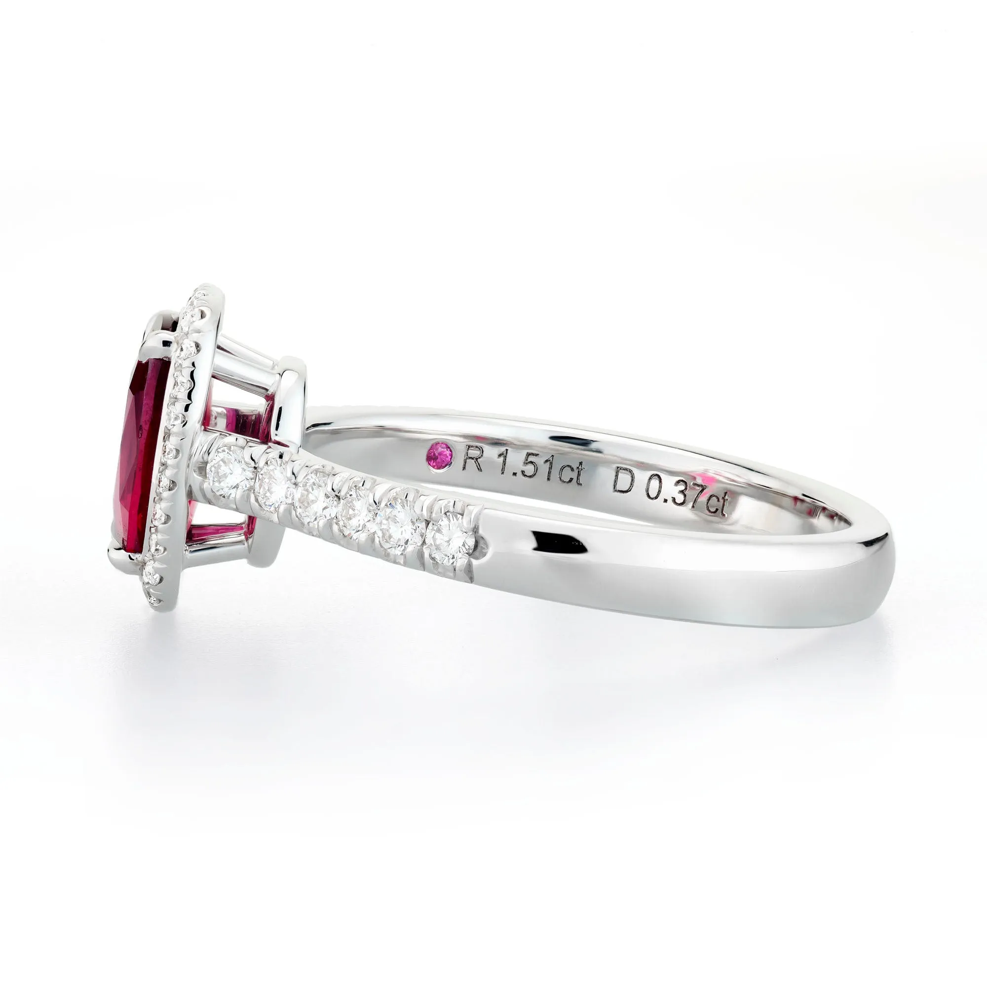 Natural Red Ruby Ring, 1.88 Ct. TW,Ruby Rings