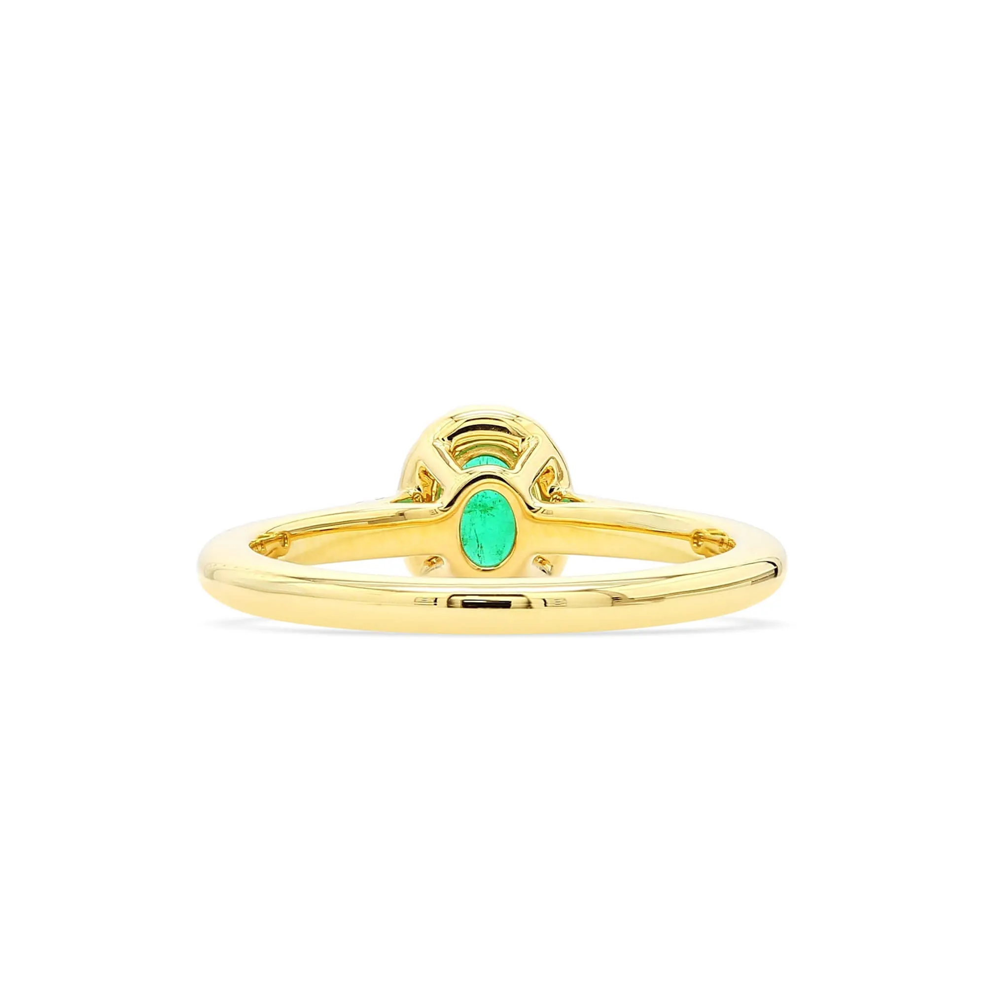Natural Vivid Green Emerald Ring, 0.60 Ct. TW,Emerald Rings