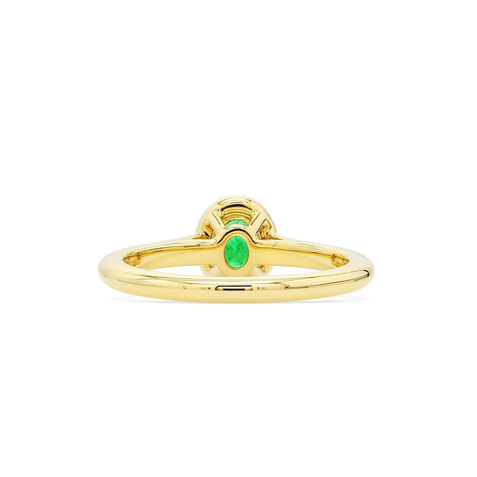 Natural Vivid Green Emerald Ring, 0.60 Ct. TW,Emerald Rings