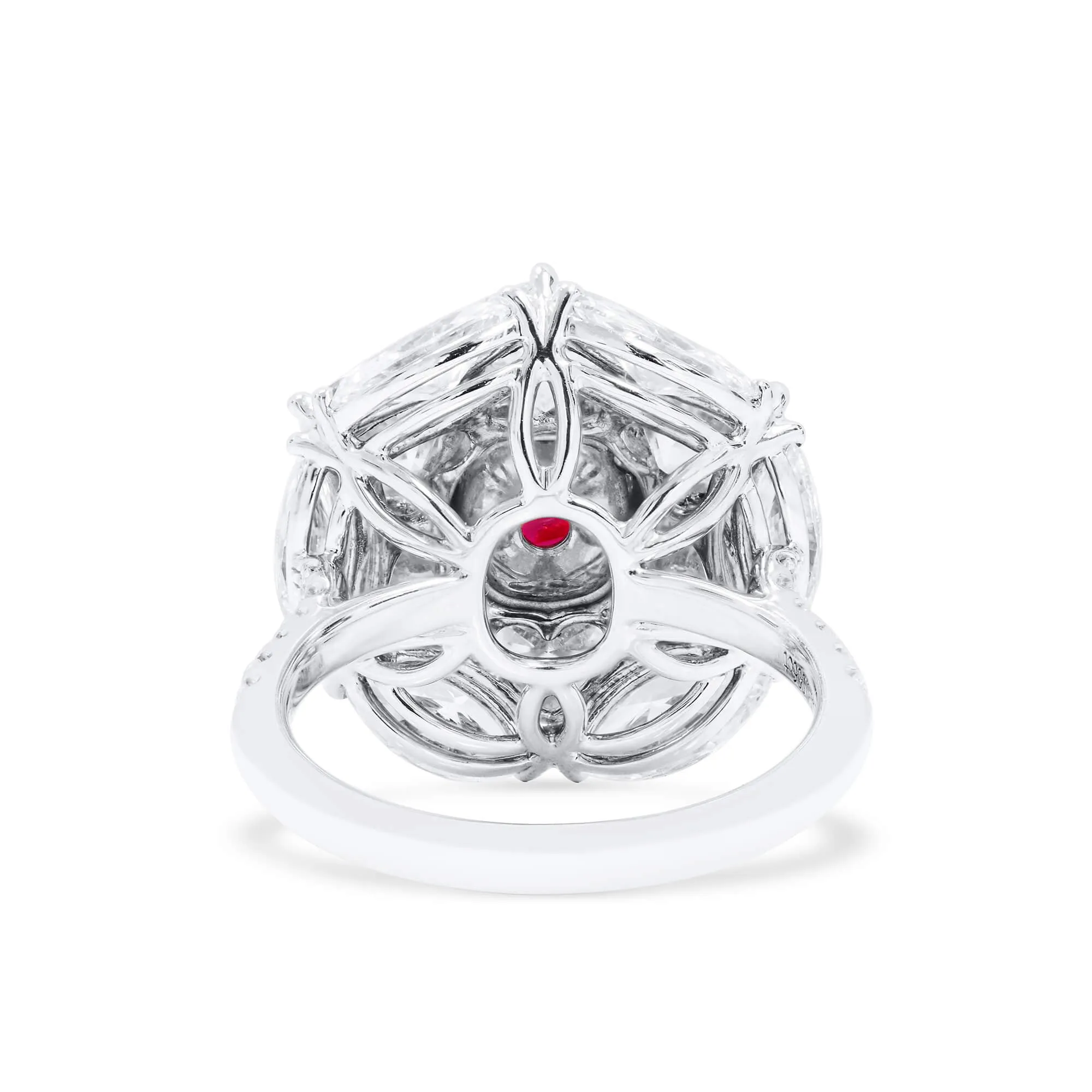 Natural Vivid Red Ruby and Diamond Ring, 2.62 Ct. (9.34 Ct. TW), GRS2023-058846, Unheated,Ruby Rings