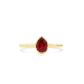 Natural Vivid Red Ruby Ring, 0.69 Ct. TW,Ruby Rings