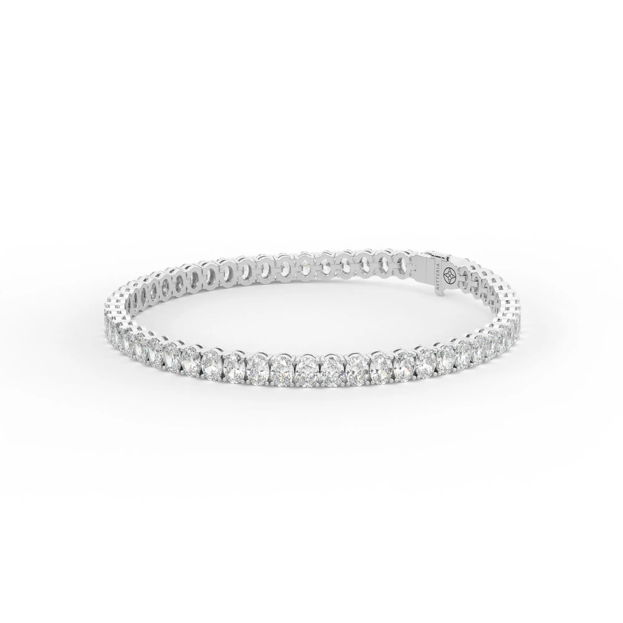 Oval shape diamond tennis bracelet, 11.0 Ct. TW,Bracelet Jewelry