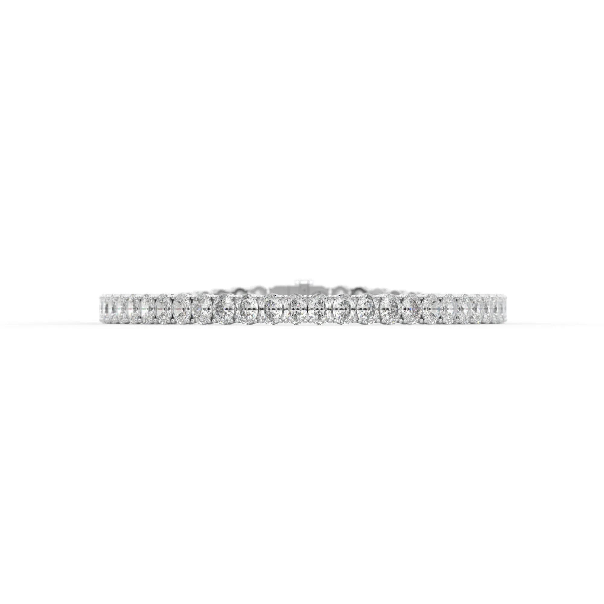 Oval shape diamond tennis bracelet, 11.0 Ct. TW,Bracelet Jewelry