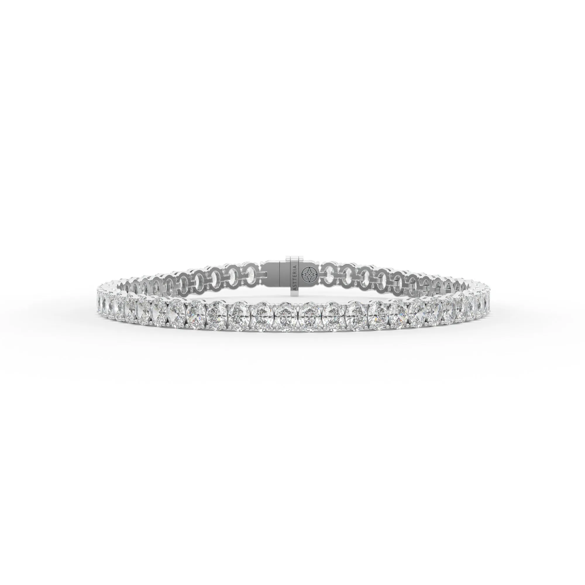 Oval shape diamond tennis bracelet, 11.0 Ct. TW,Bracelet Jewelry