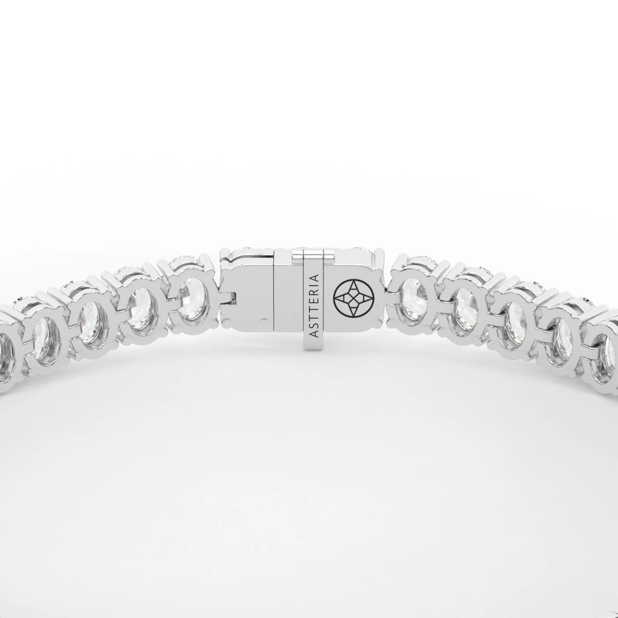 Oval shape diamond tennis bracelet, 14.0 Ct. TW,Bracelet Jewelry