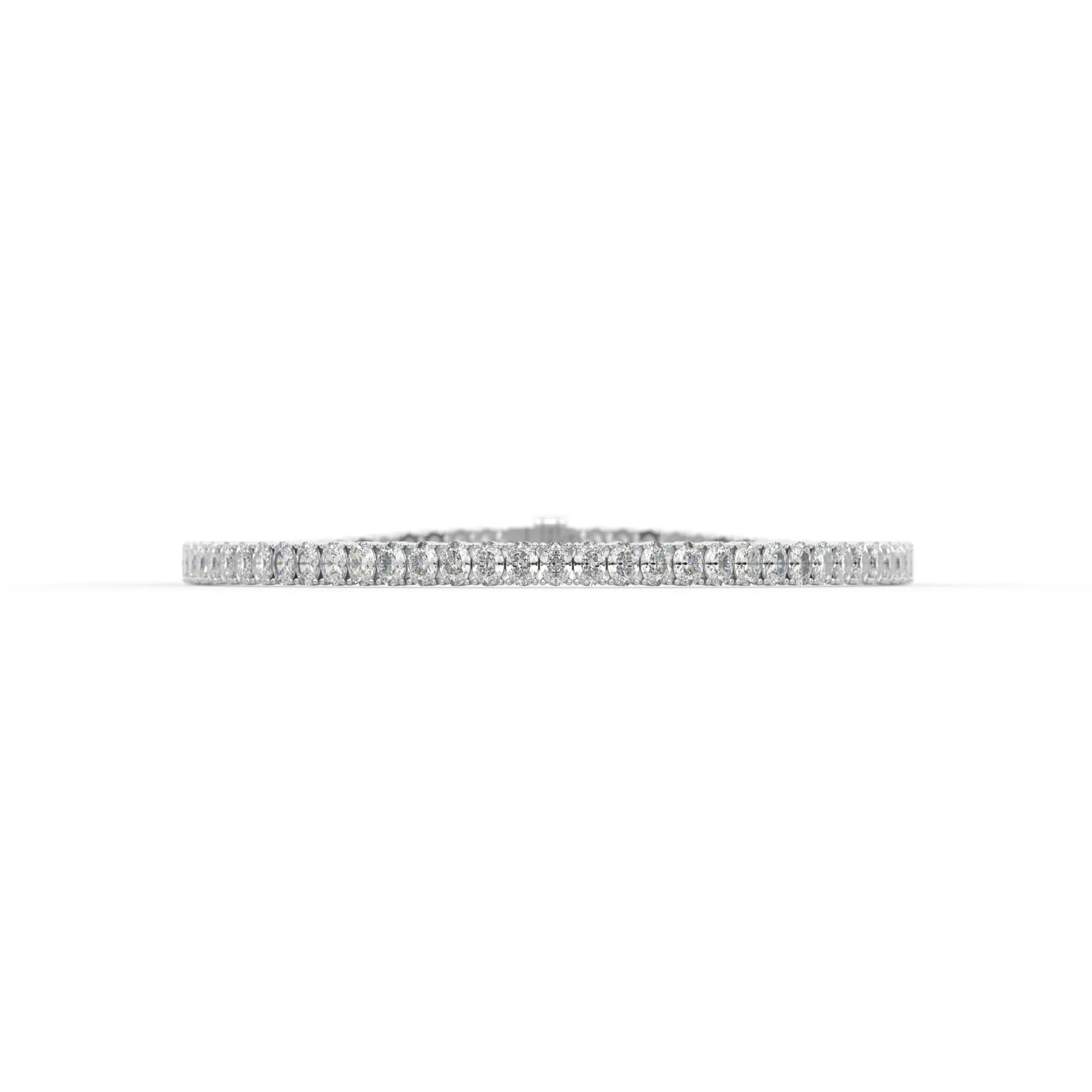 Oval shape diamond tennis bracelet, 7.0 Ct. TW,Bracelet Jewelry