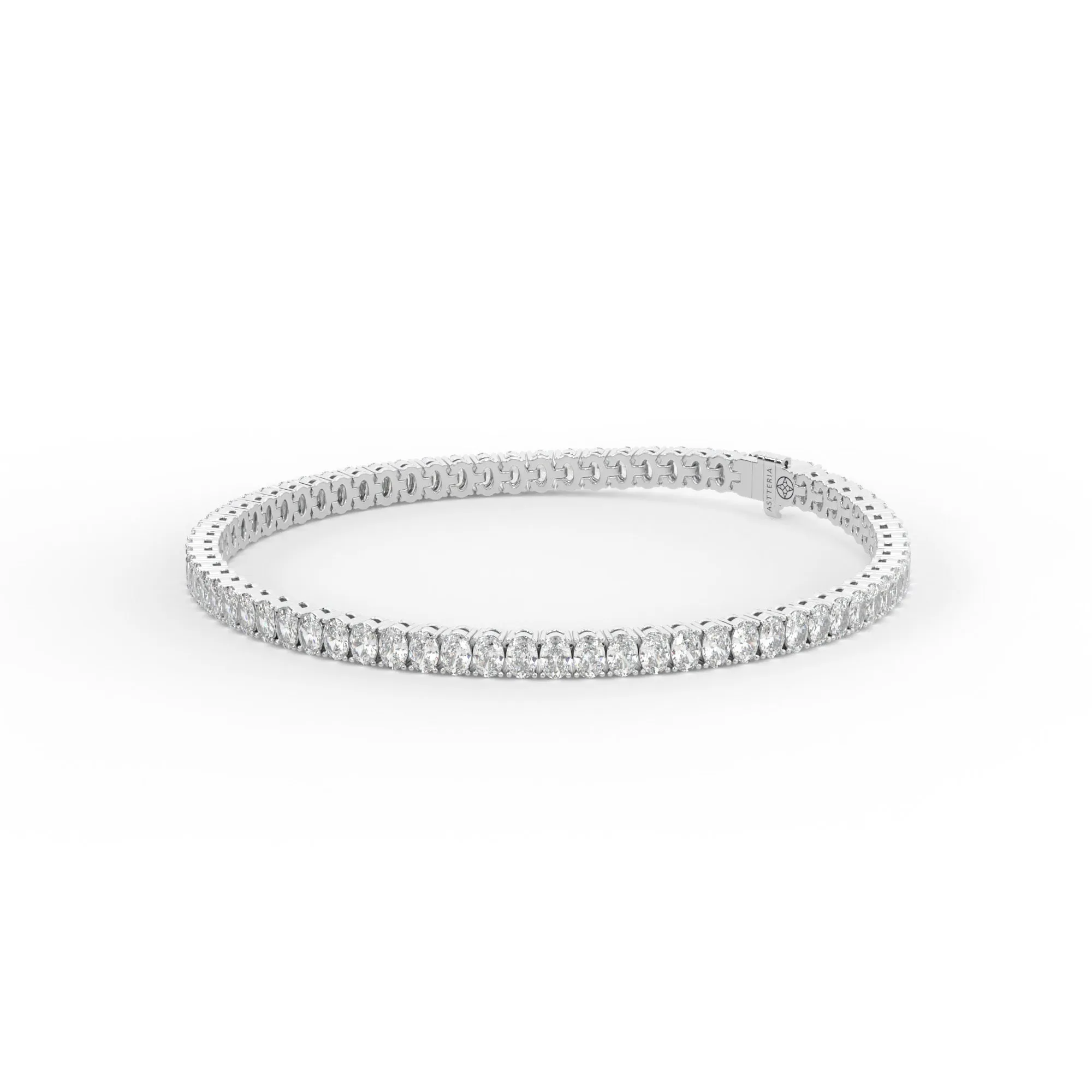 Oval shape diamond tennis bracelet, 7.0 Ct. TW,Bracelet Jewelry