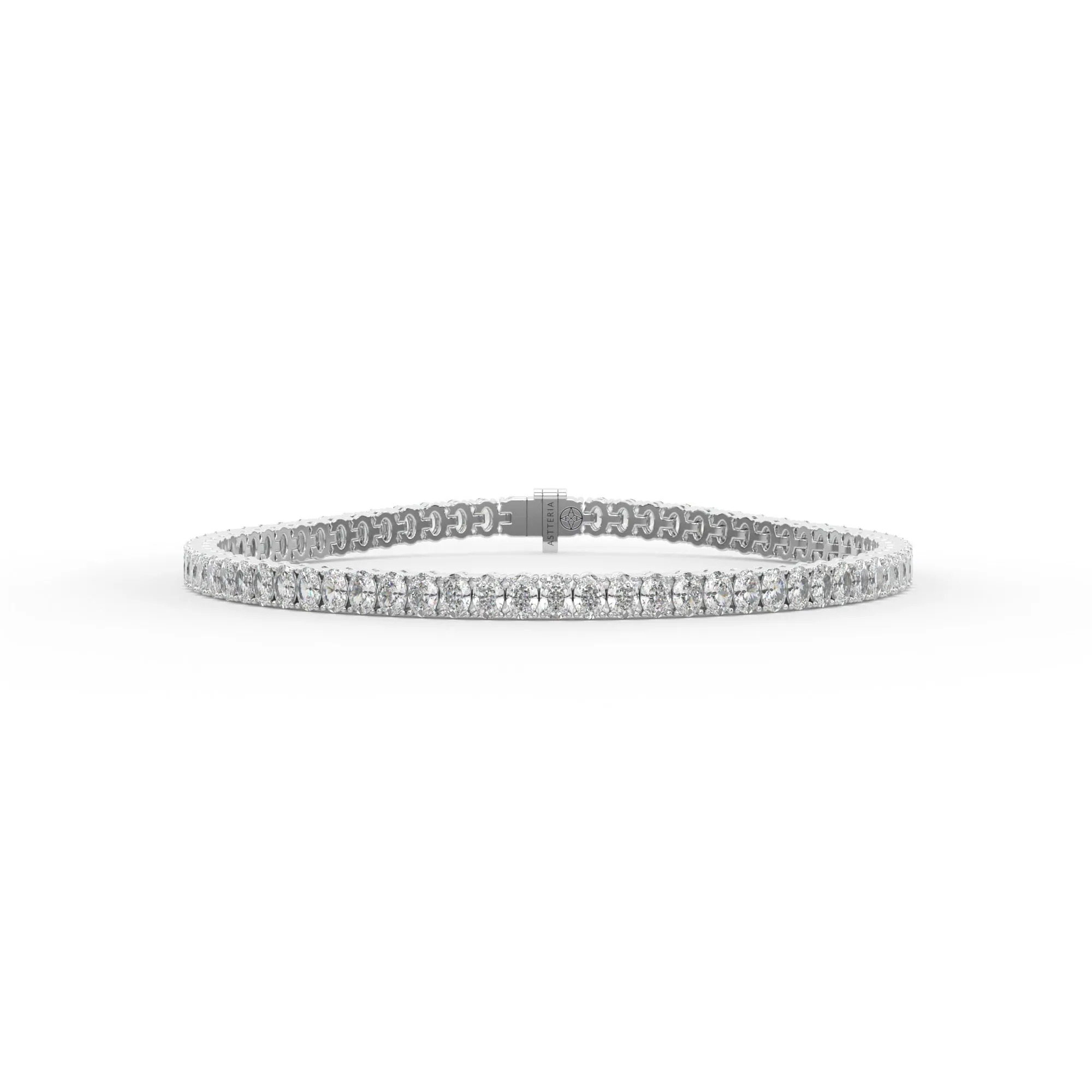 Oval shape diamond tennis bracelet, 7.0 Ct. TW,Bracelet Jewelry