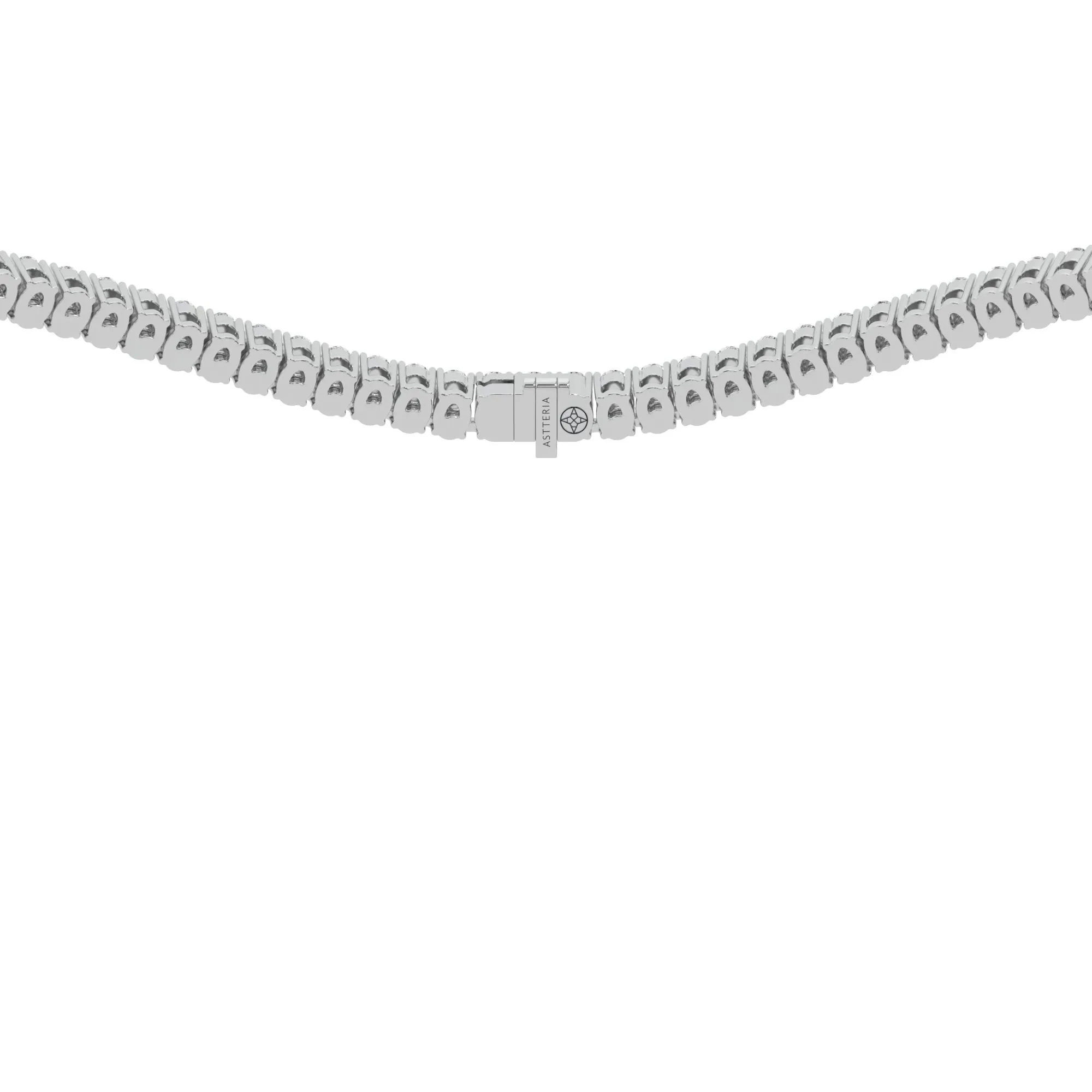 Oval shape diamond tennis necklace, 16.0 Ct. TW,Pendant&Necklace