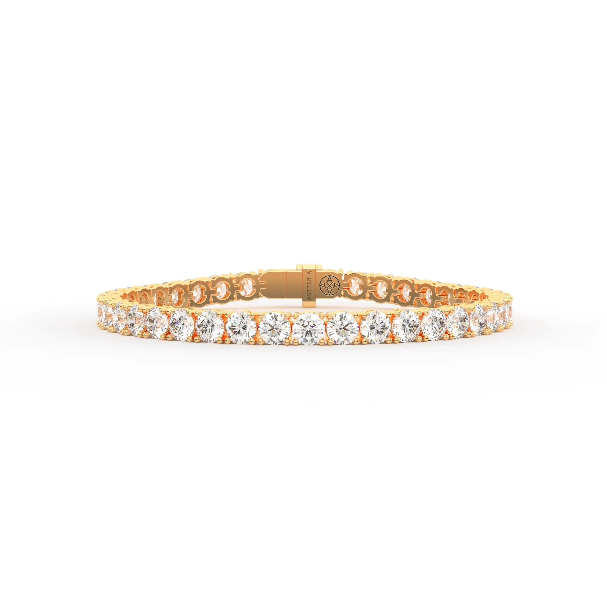 Round shape diamond tennis bracelet, 14.0 Ct. TW,Bracelet Jewelry
